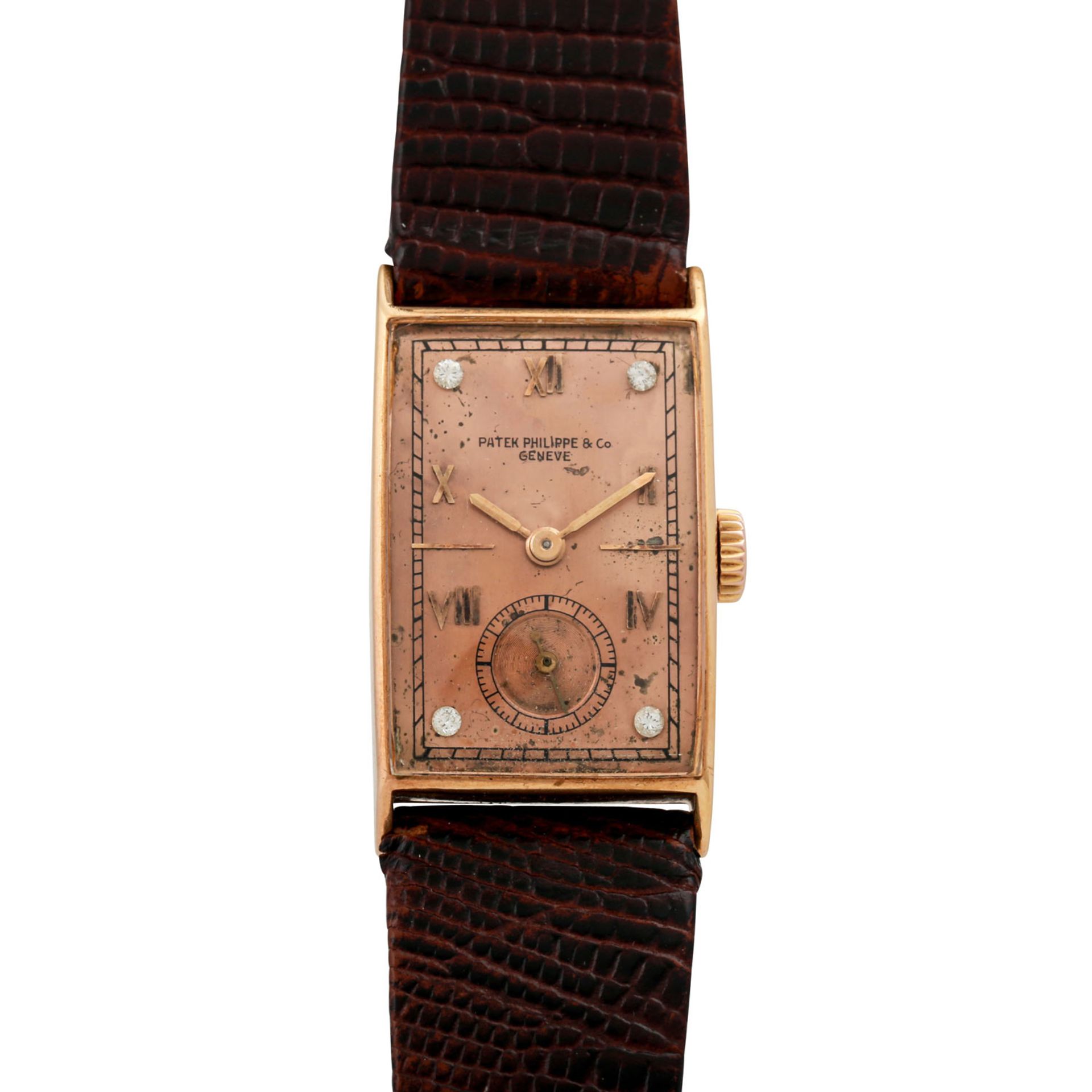 PATEK PHILIPPE Vintage "Salmon Dial". Herrenuhr.