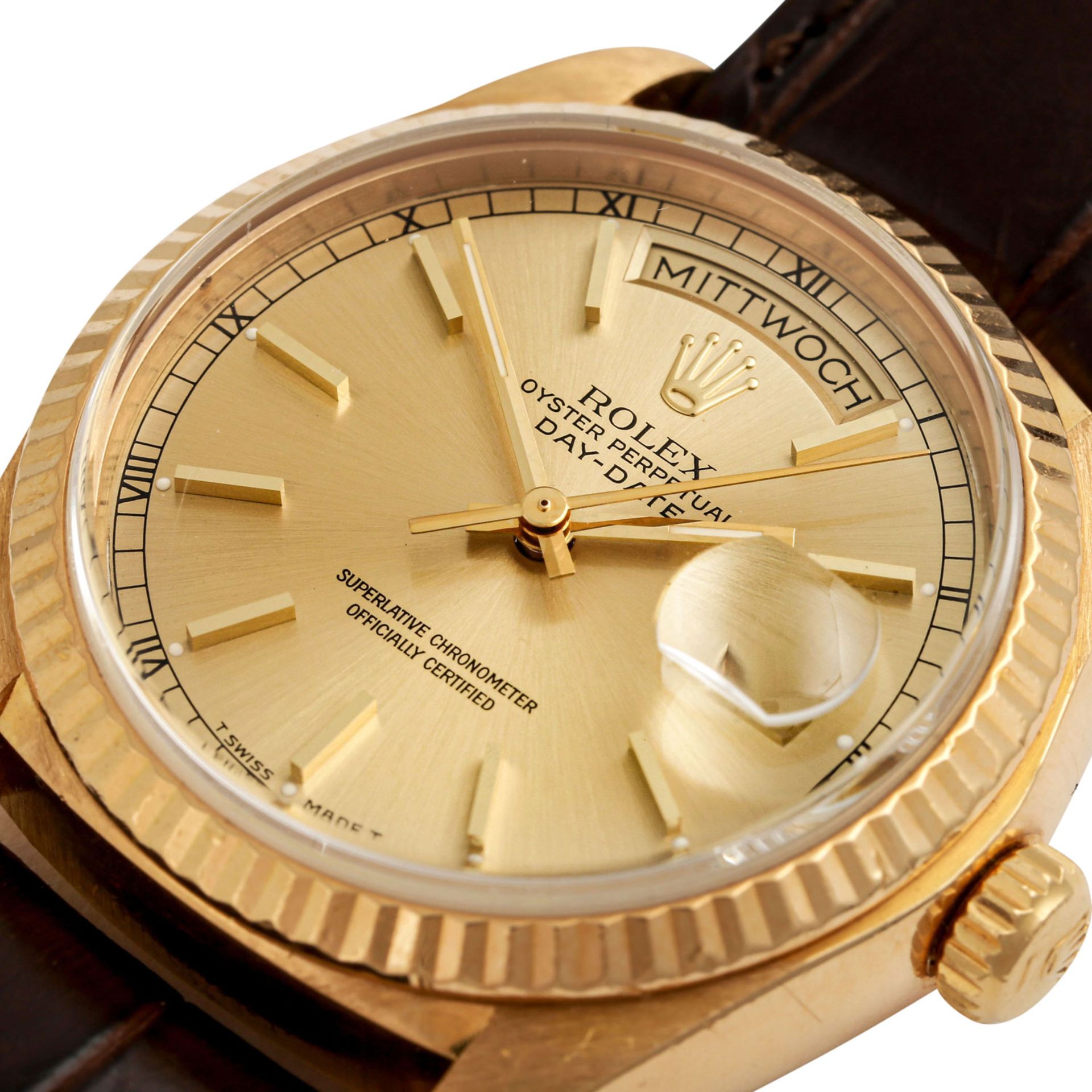 ROLEX Day Date 36, Ref. 18038. Armbanduhr. - Bild 5 aus 8