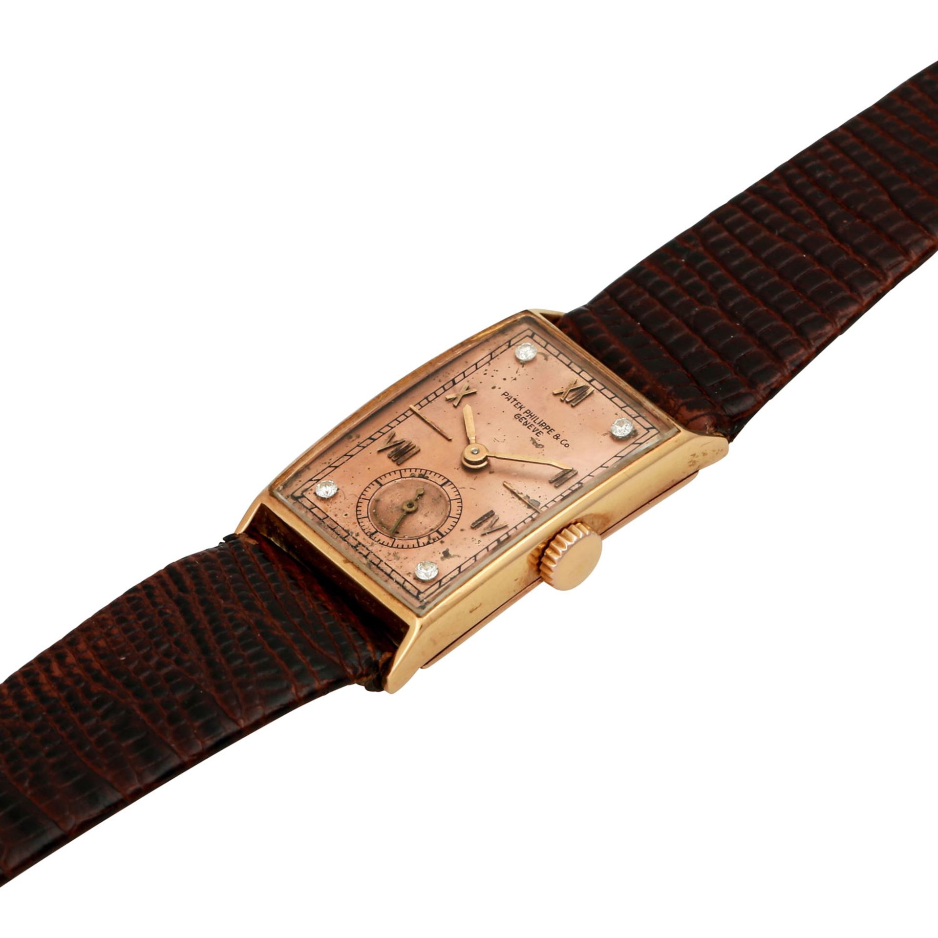 PATEK PHILIPPE Vintage "Salmon Dial". Herrenuhr. - Bild 4 aus 6