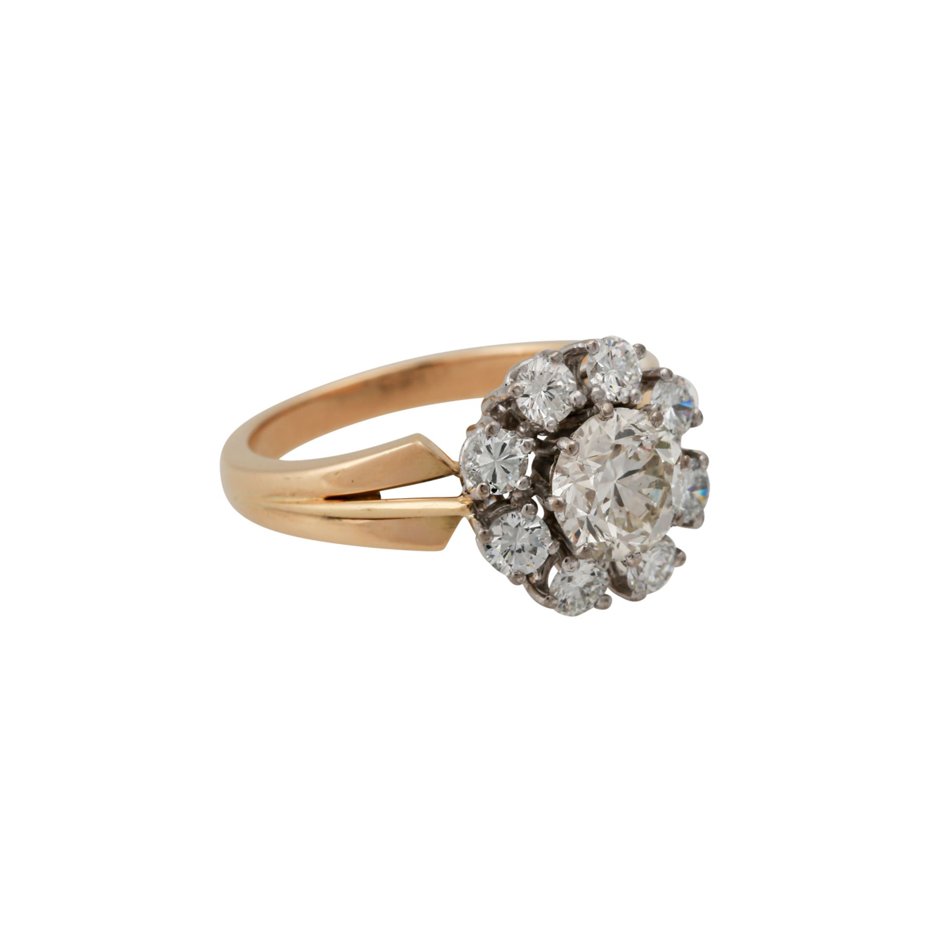 SCHILLING Ring mit Brillant ca. 1,10 ct,