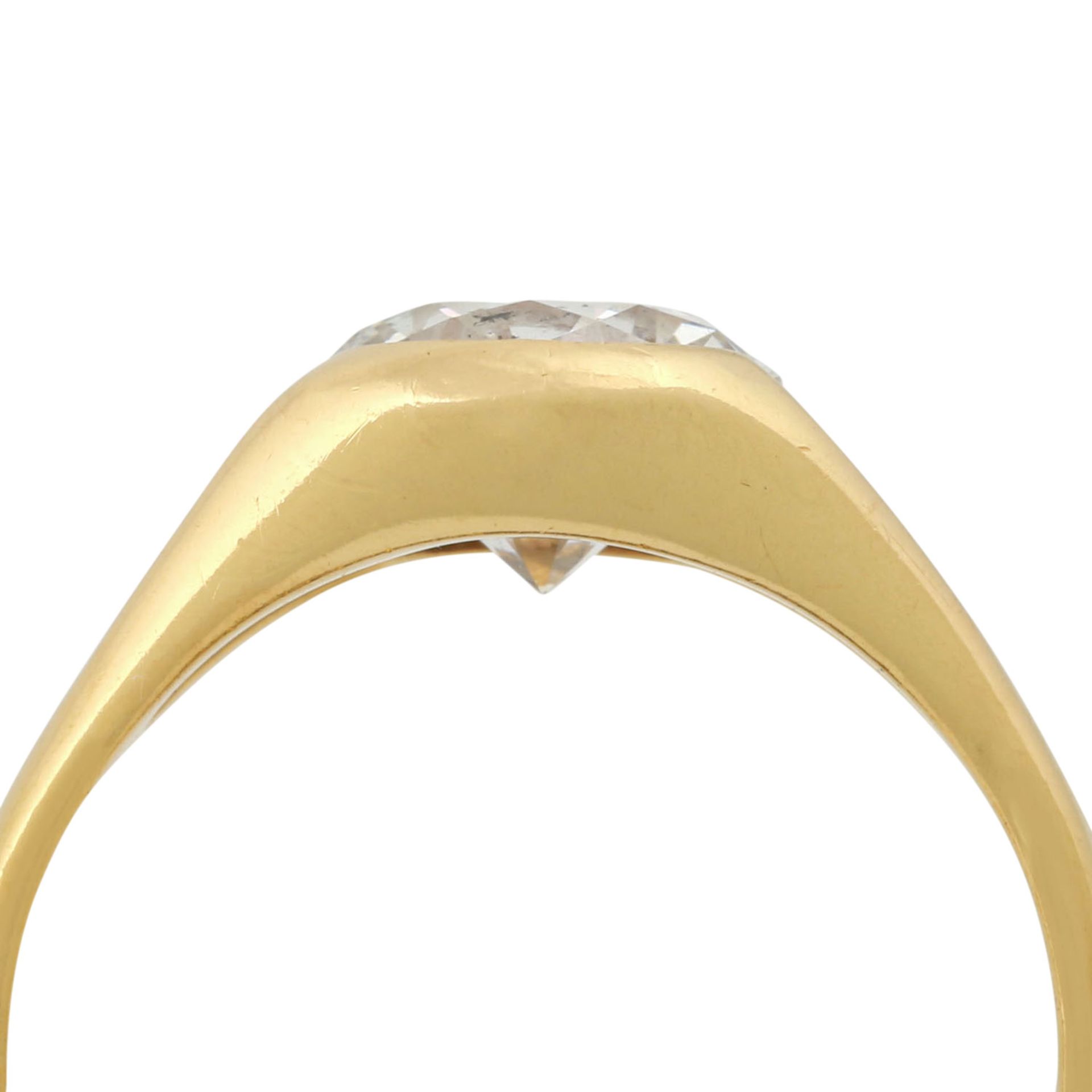 Solitärring mit Brillant von ca. 2 ct, - Bild 7 aus 7