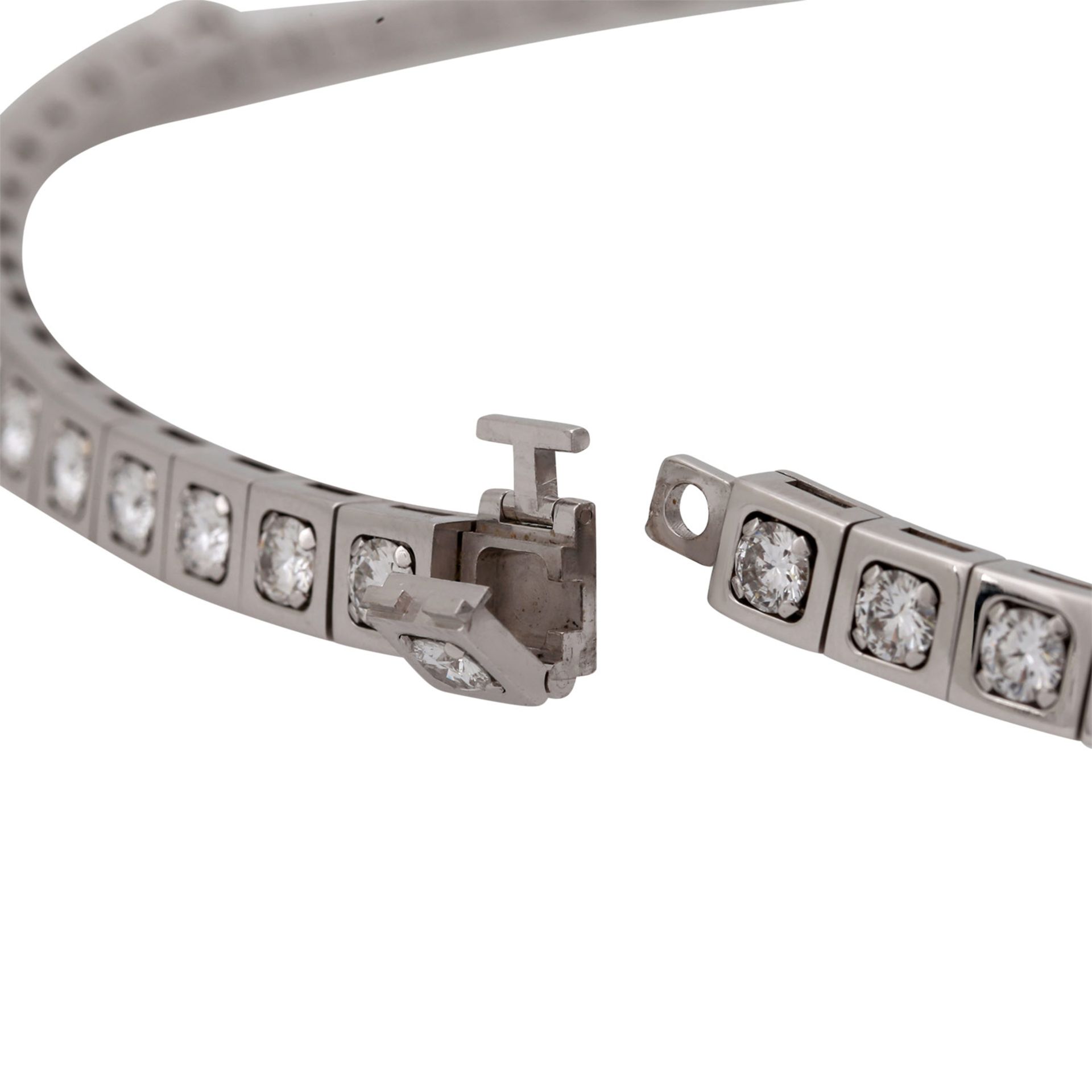 CARTIER Collier "Tectonique" ausgefasst mit 85 Brillanten - Bild 5 aus 6