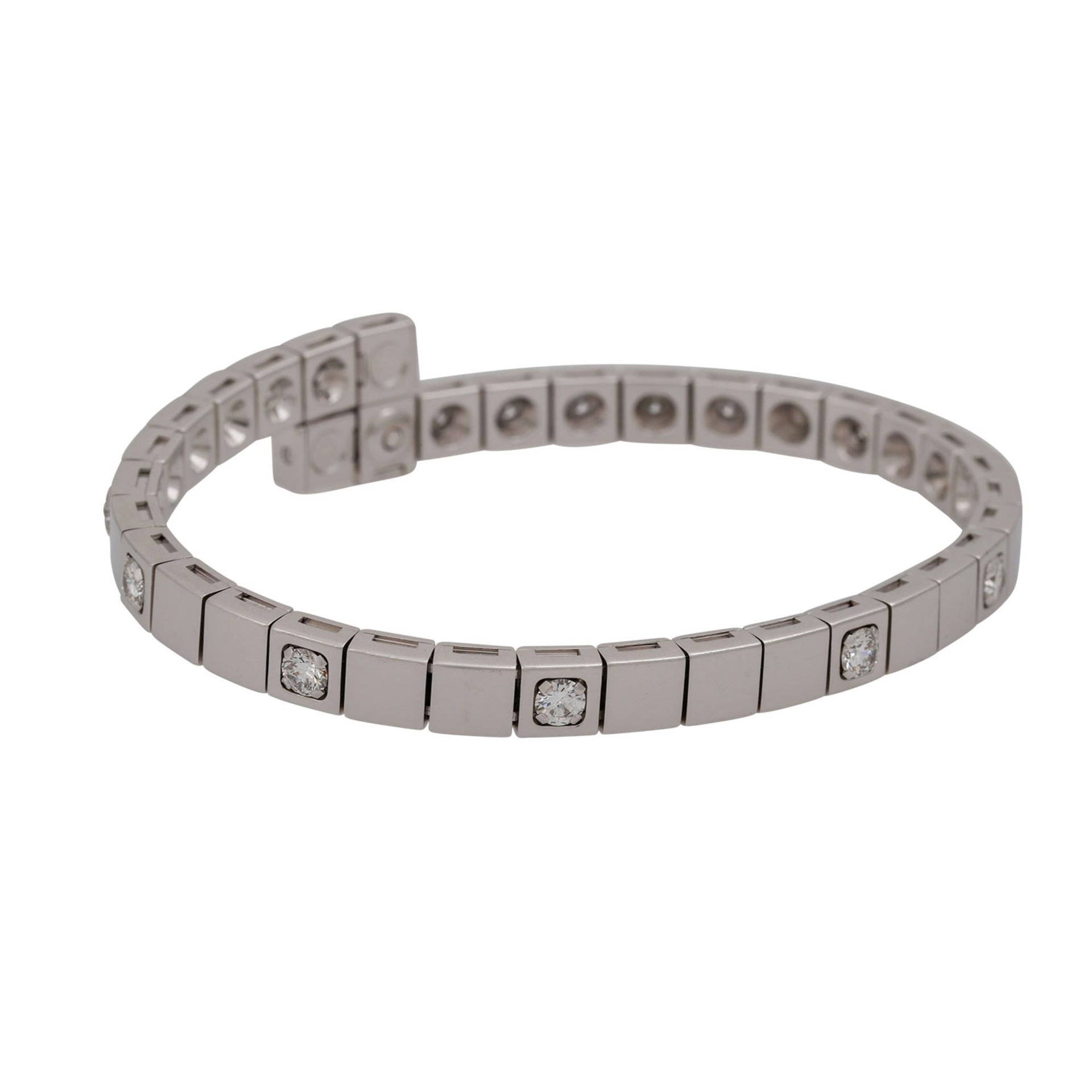 CARTIER Armband "Tectonique" mit 21 Brillanten - Bild 2 aus 8