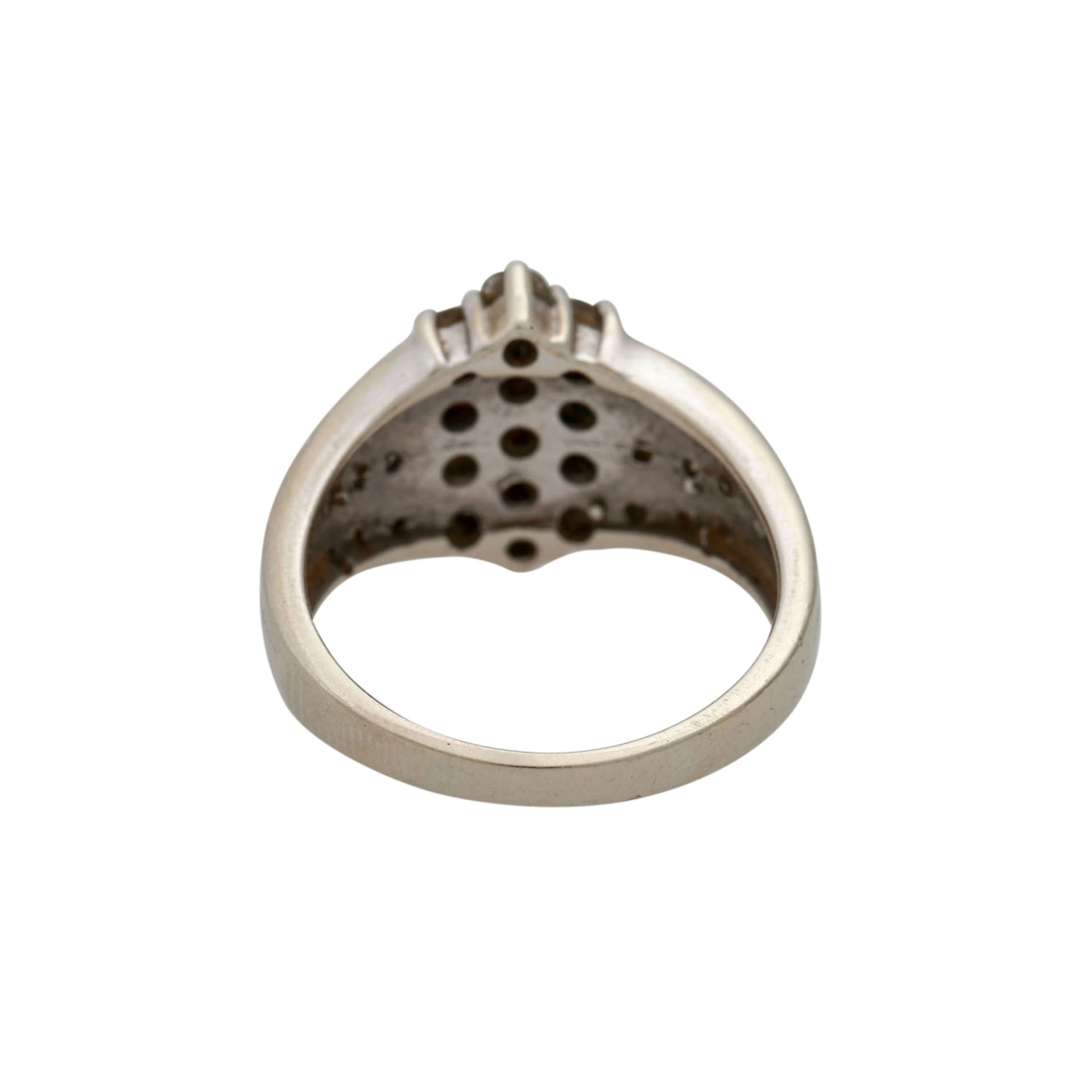 PFANDAUKTION - Ring WG 14 K mit Brillanten (585 4,8 gr.) Pfandnum - Bild 4 aus 4