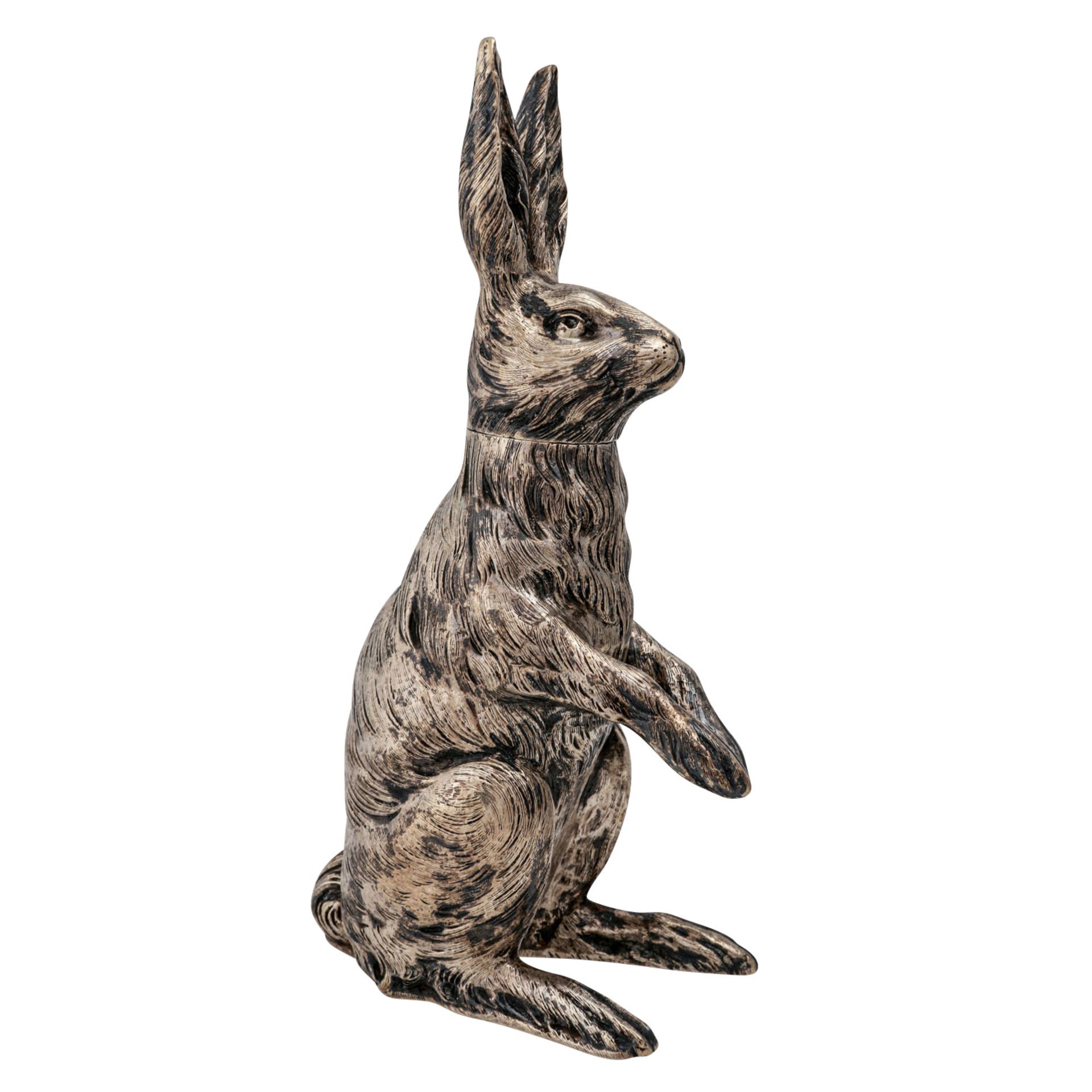 HANAU Gebrüder Glaser 'Hase', Silber, nach 1883. - Bild 2 aus 6