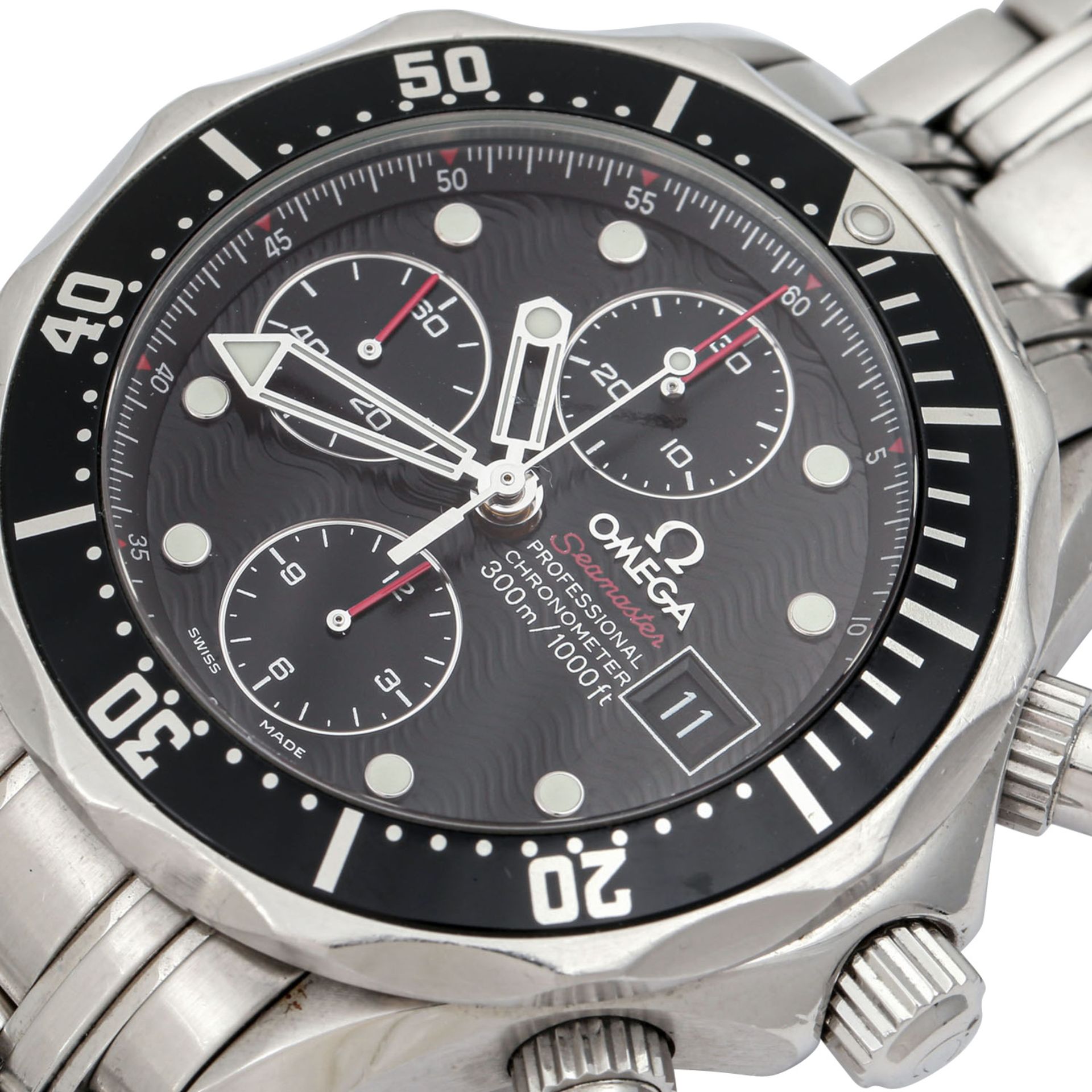 PFANDAUKTION - OMEGA Seamaster Diver Chronograph, Ref. 213.30.42. - Bild 5 aus 7