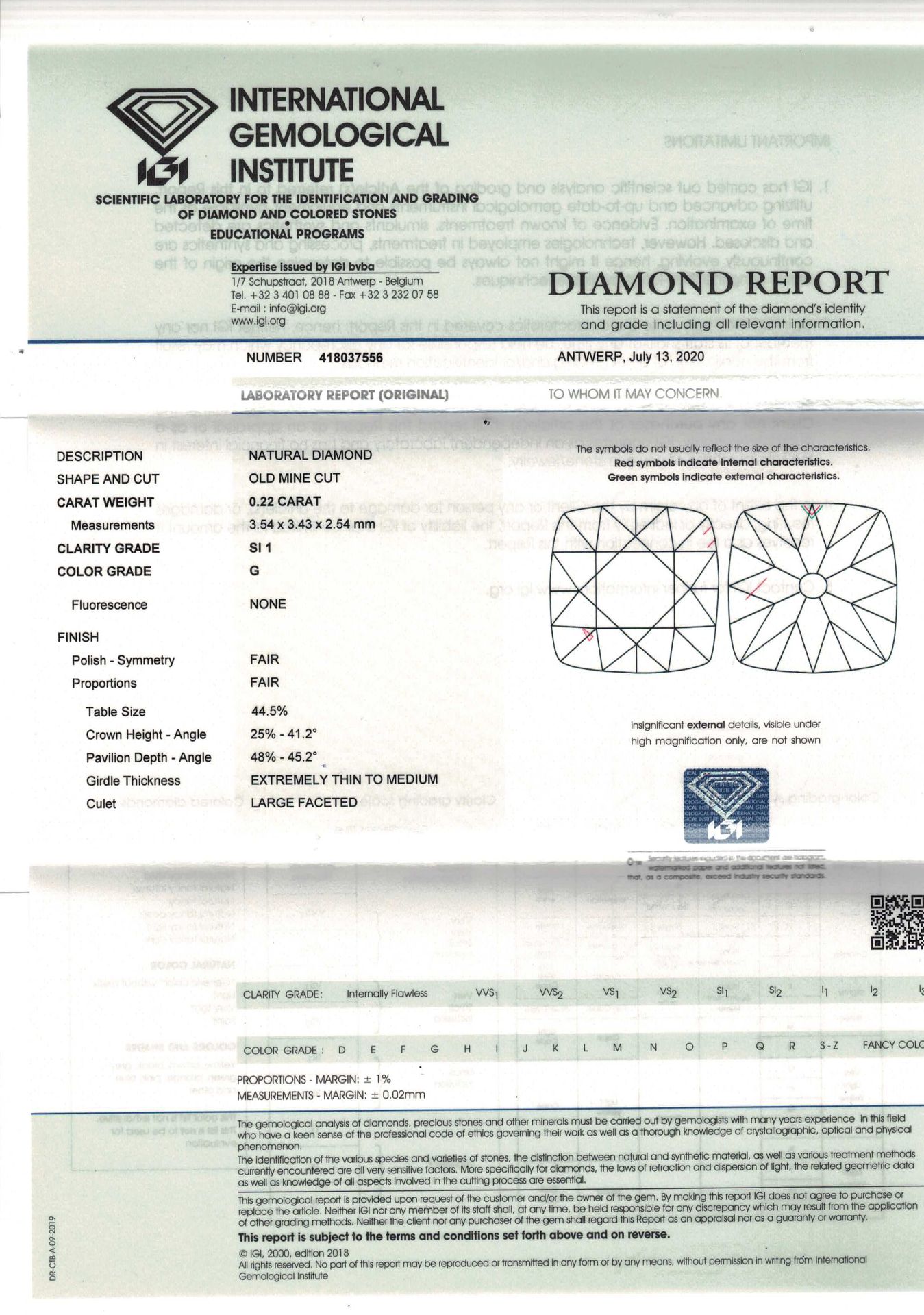 Konvolut 2 Altschliff-Diamanten - Bild 3 aus 4