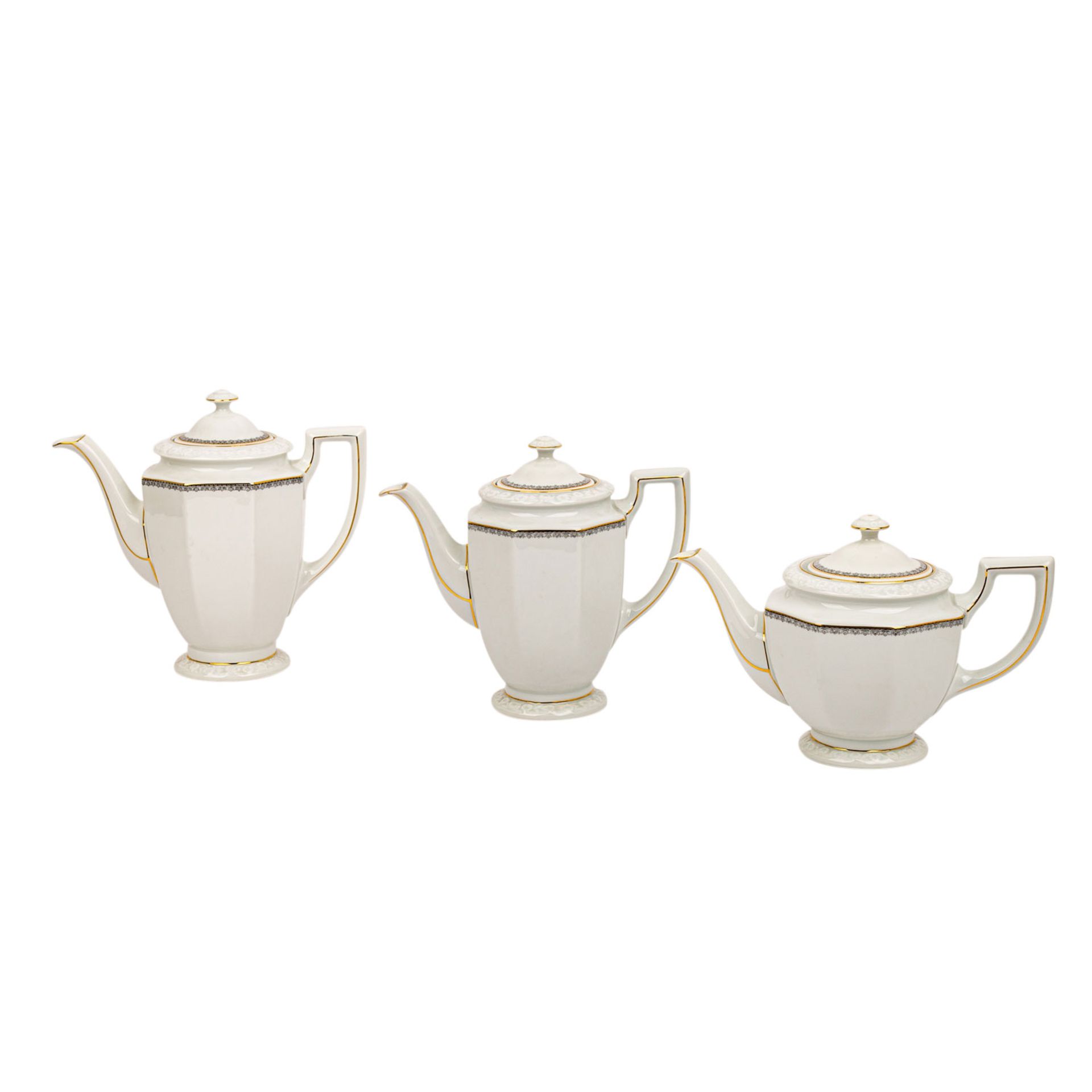 ROSENTHAL Kaffeeservice f. 7-11 Personen 'Maria', 1. Hälfte 20. Jhd.. - Bild 2 aus 5