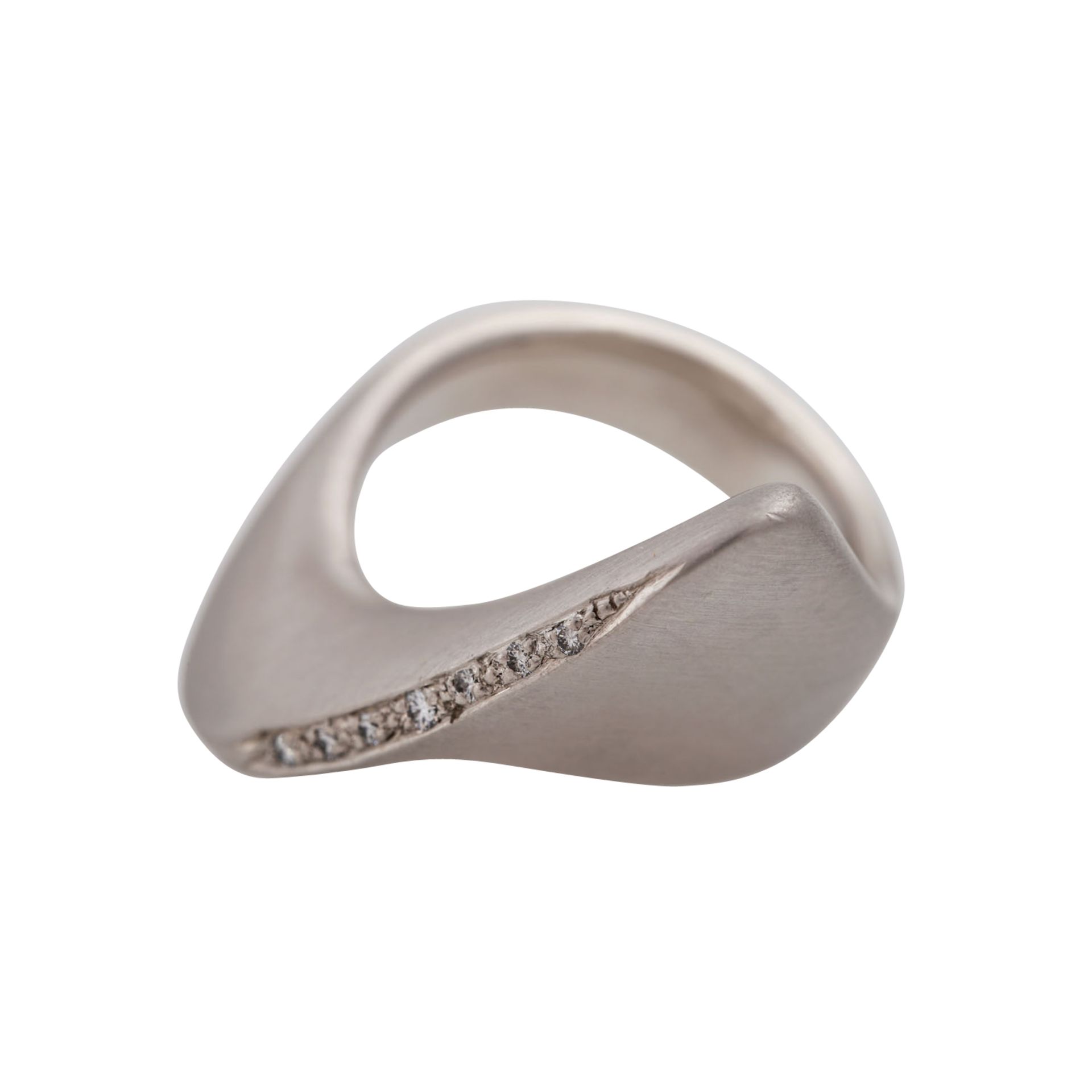 EHINGER-SCHWARZ Ring mit Diamanten, zus. ca. 0,08 ct, - Bild 5 aus 5