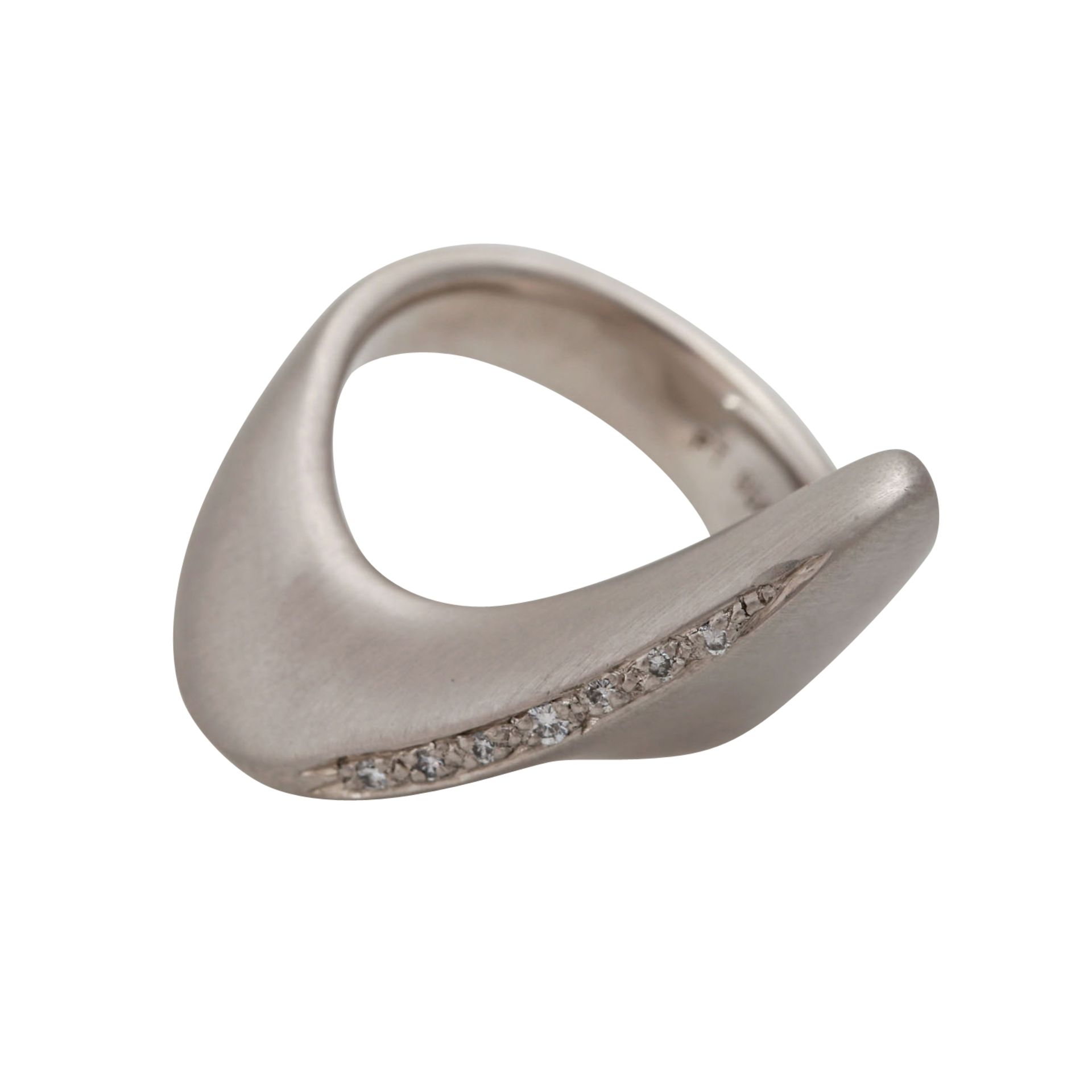 EHINGER-SCHWARZ Ring mit Diamanten, zus. ca. 0,08 ct,