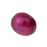 Loser Burma Sternrubin Cabochon 4,24 ct,