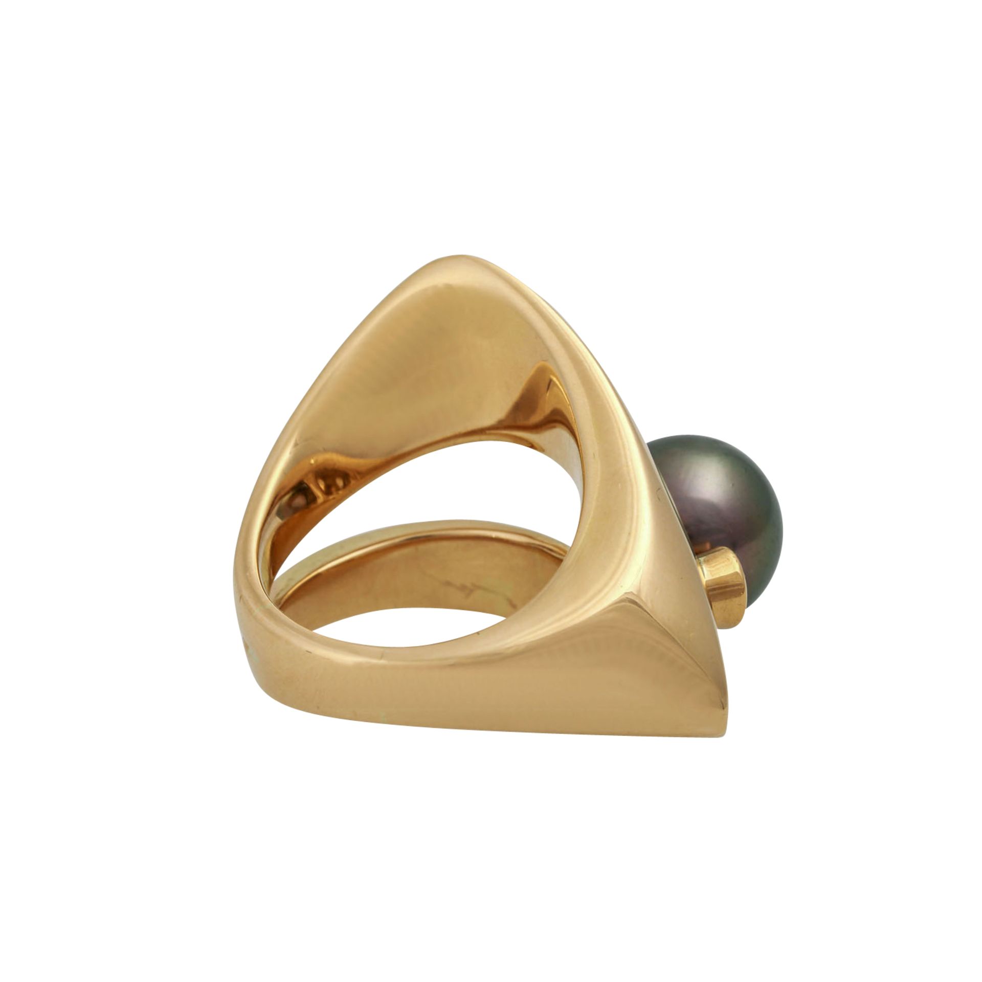 Ring mit Brillant von ca. 0,1 ct - Bild 3 aus 4