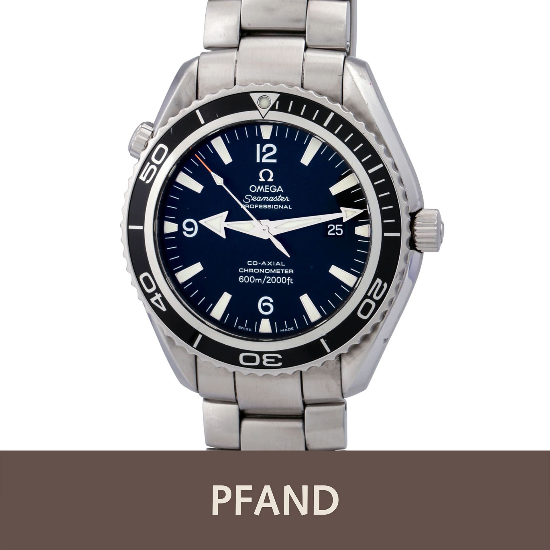 PFANDAUKTION - OMEGA Seamaster Co-Axial, Ref. 2200.51.00. Edelstah