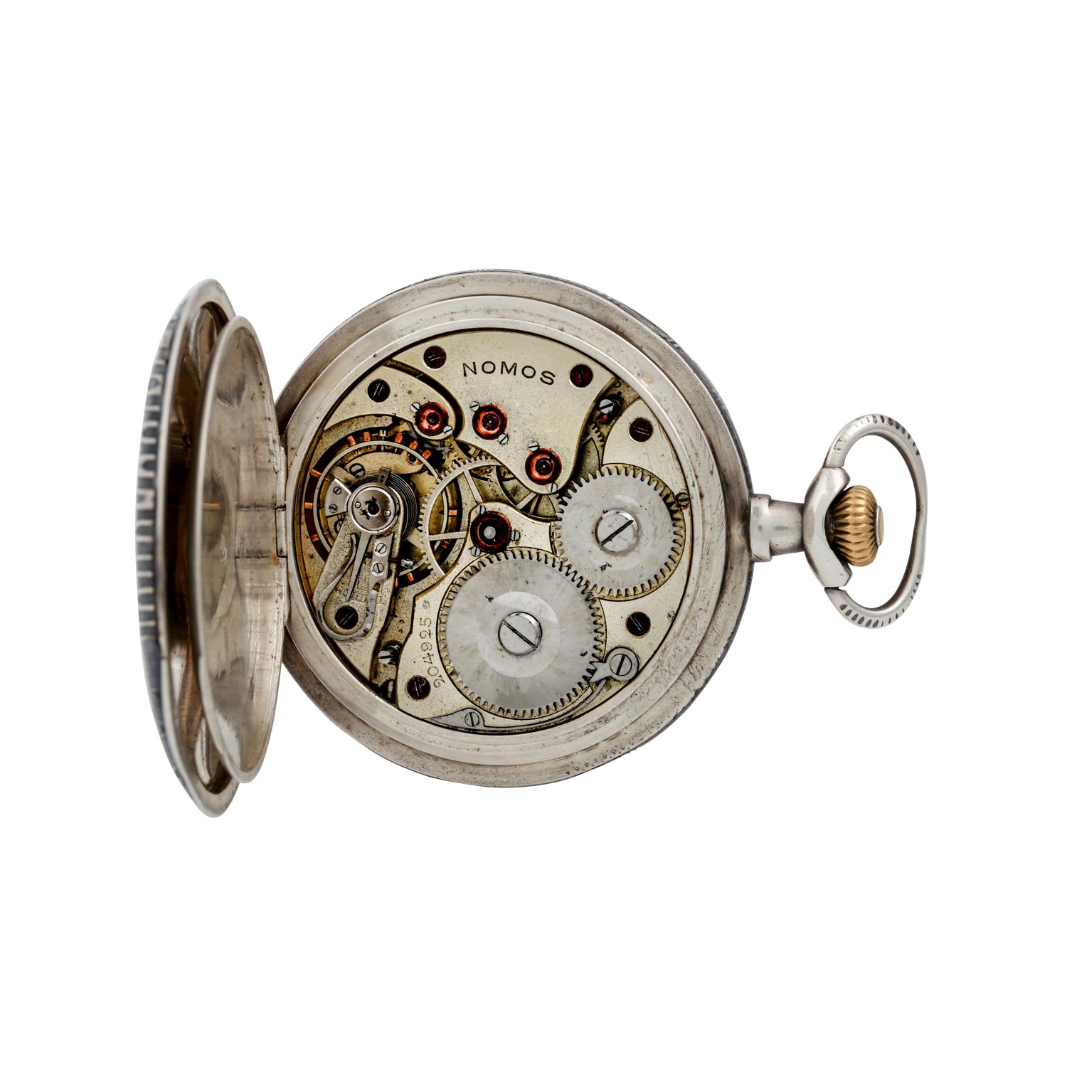 NOMOS Vintage Savonette Taschenuhr. - Image 5 of 6