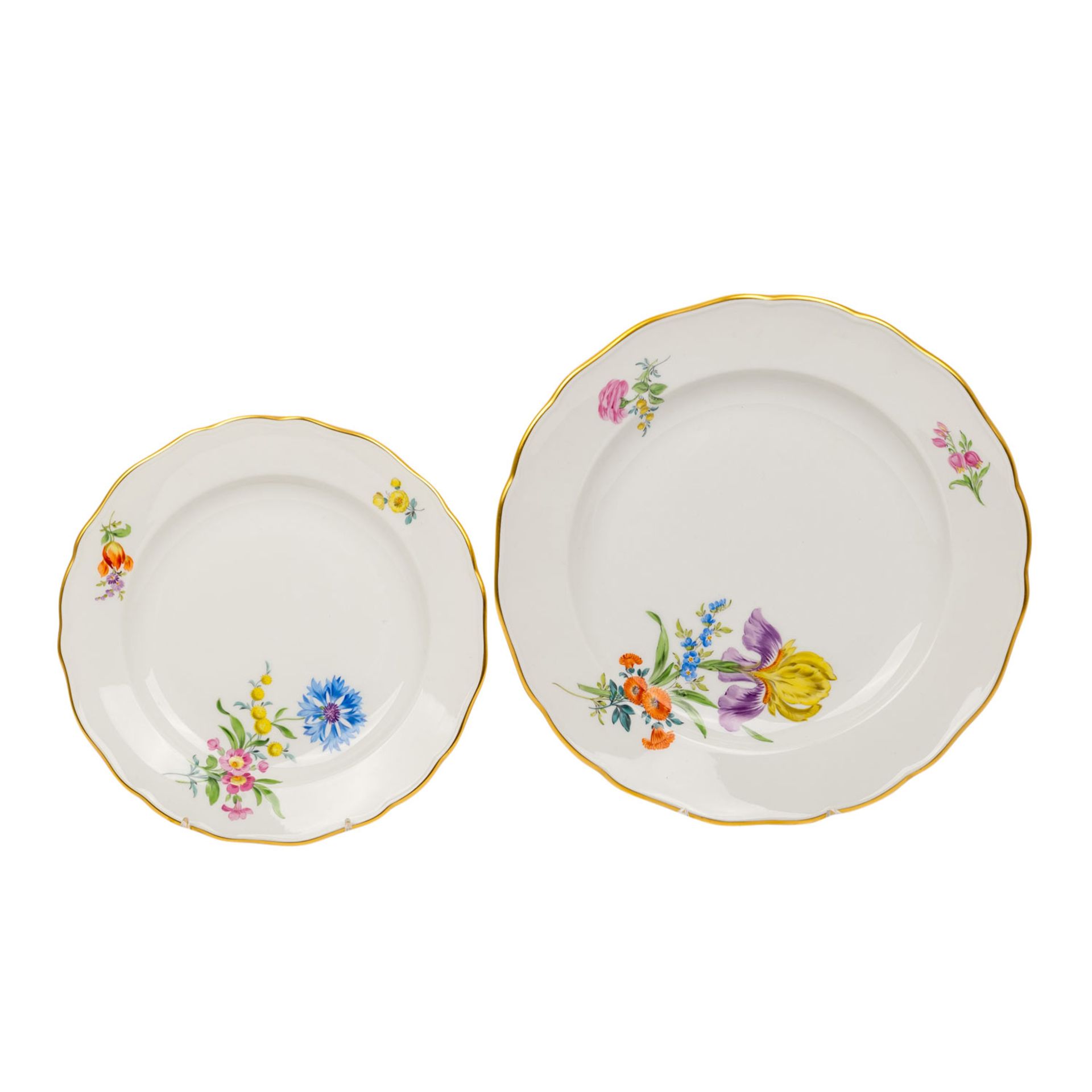 MEISSEN Speiseservice f. 12 Personen 'Deutsche Blume', 1. und 2. Wahl, 20. Jhd.. - Image 7 of 7