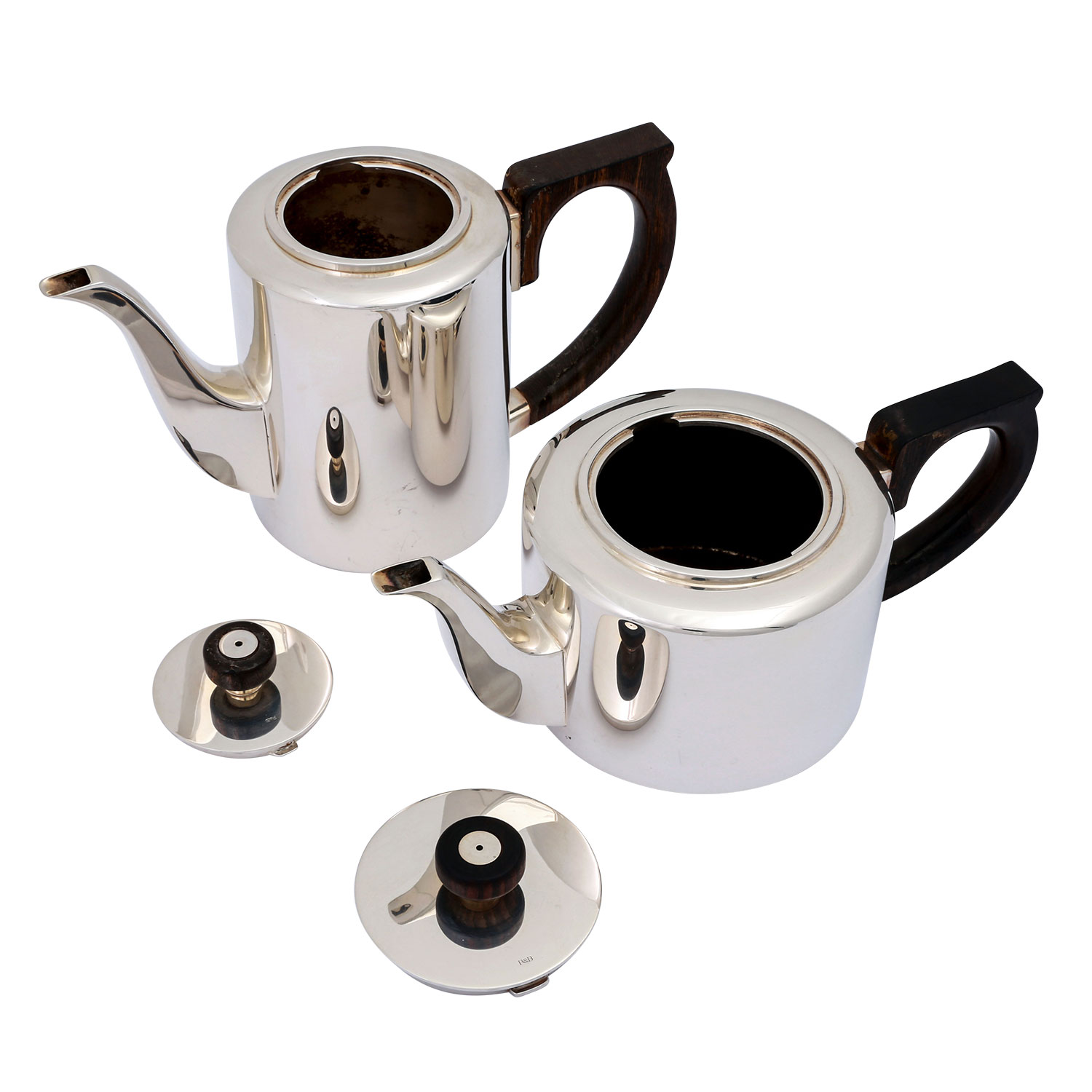 ROBBE&BERKING Kaffee- und Teekanne 'Alta', 925 Silber, 21. Jhd.. - Image 3 of 6