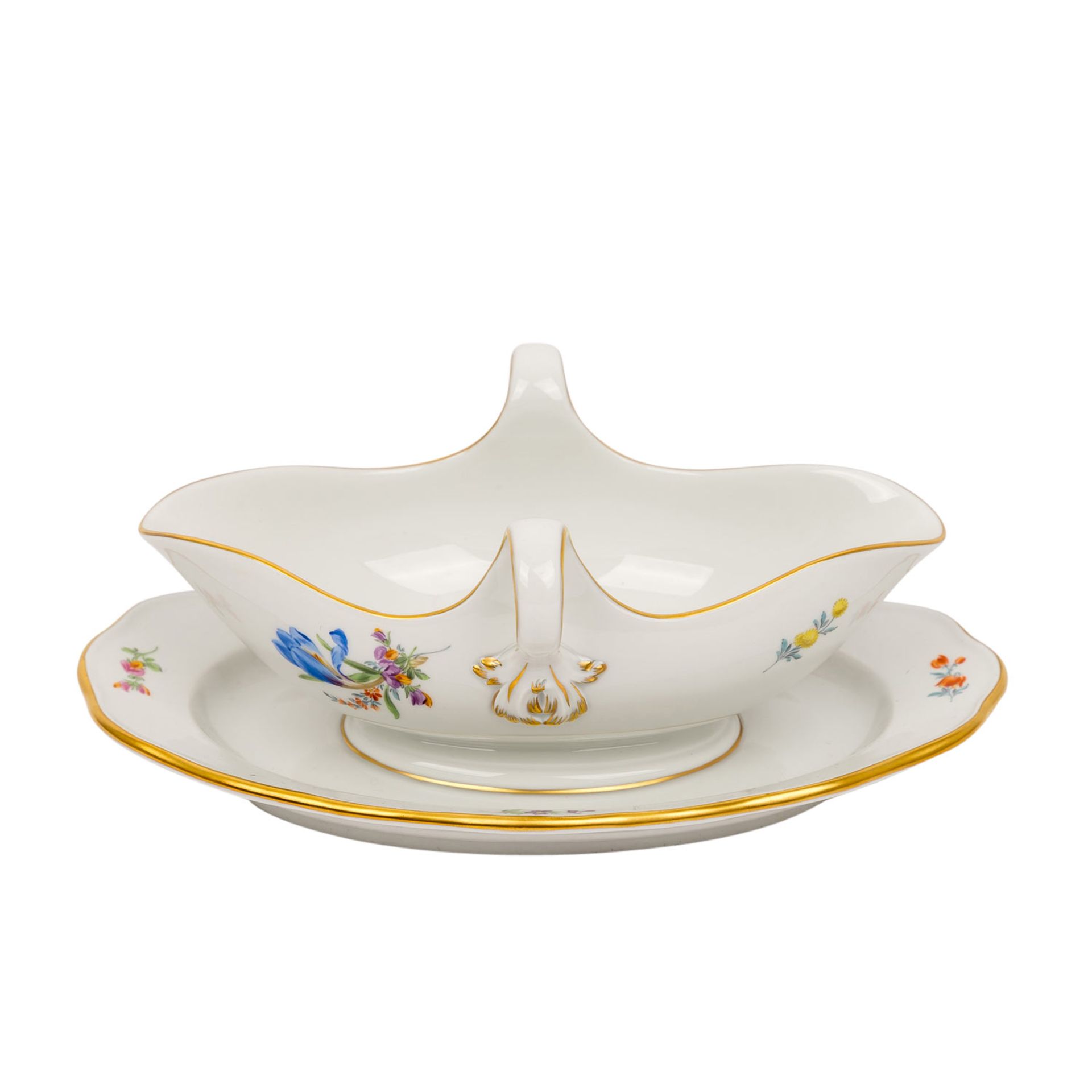 MEISSEN Speiseservice f. 12 Personen 'Deutsche Blume', 1. und 2. Wahl, 20. Jhd.. - Image 4 of 7