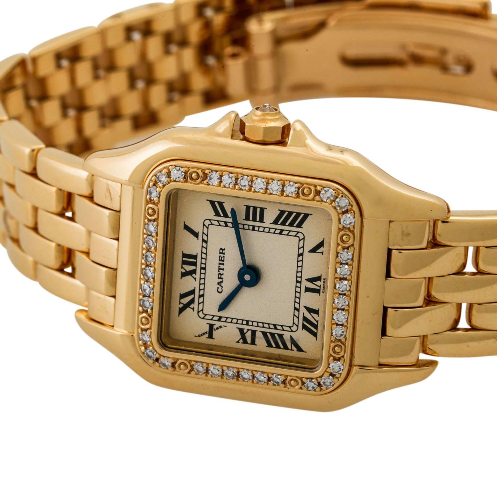 CARTIER Vintage Panthere, Ref. 128000M. Damenuhr. - Bild 7 aus 9