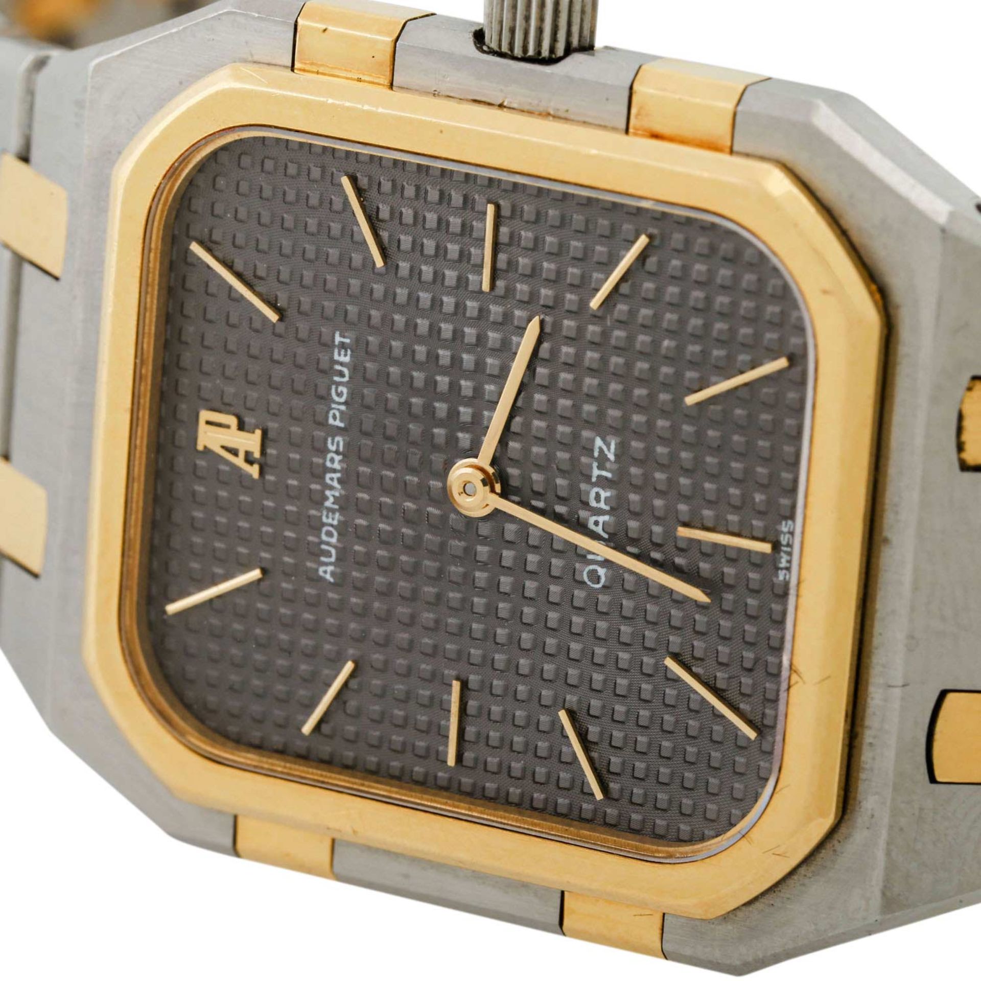 AUDEMARS PIGUET Royal Oak Square "Bicolor". Armbanduhr. - Bild 6 aus 6