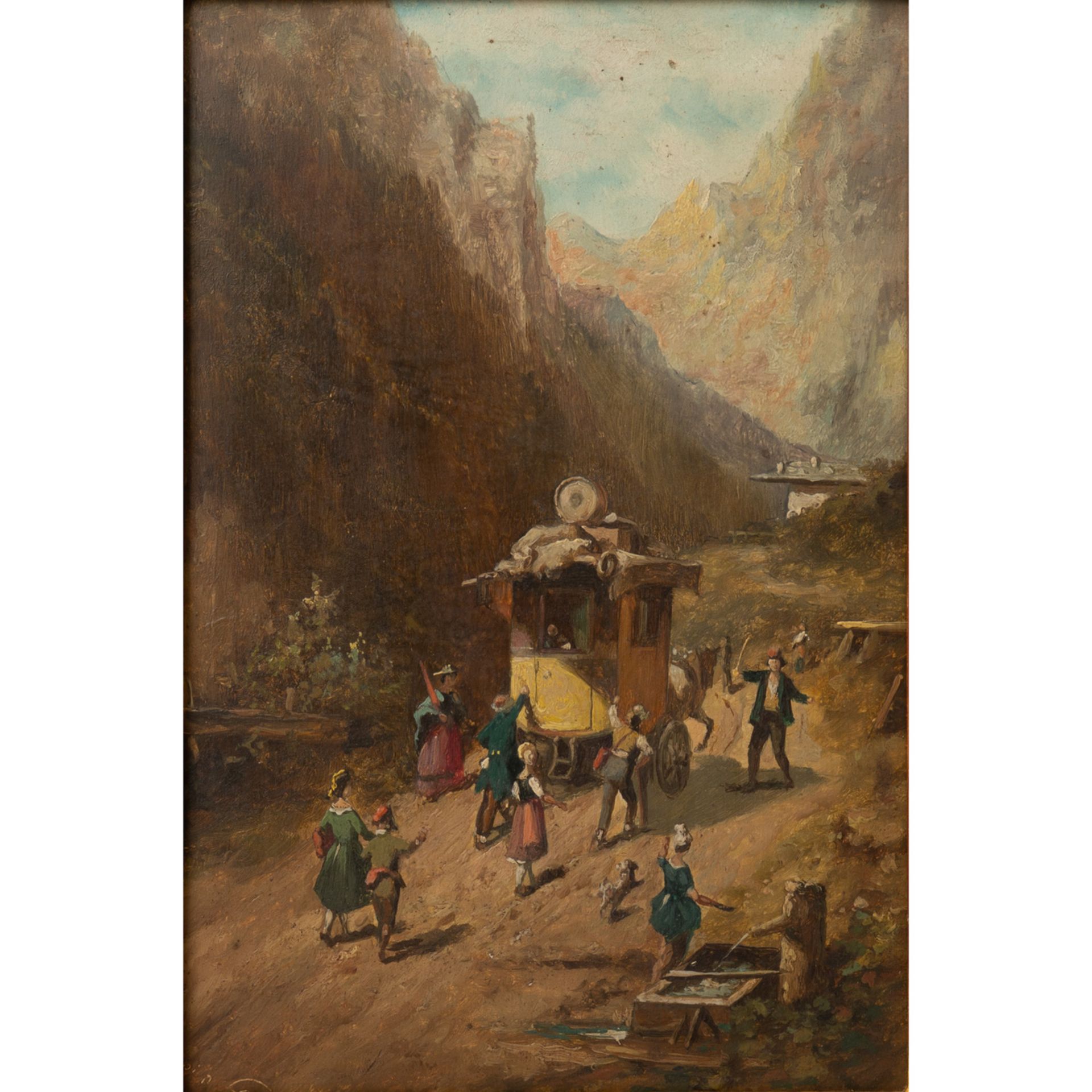 SPITZWEG, Carl, KOPIST NACH (C.S.: 1808-1885), PAAR Landschaften, - Bild 3 aus 6