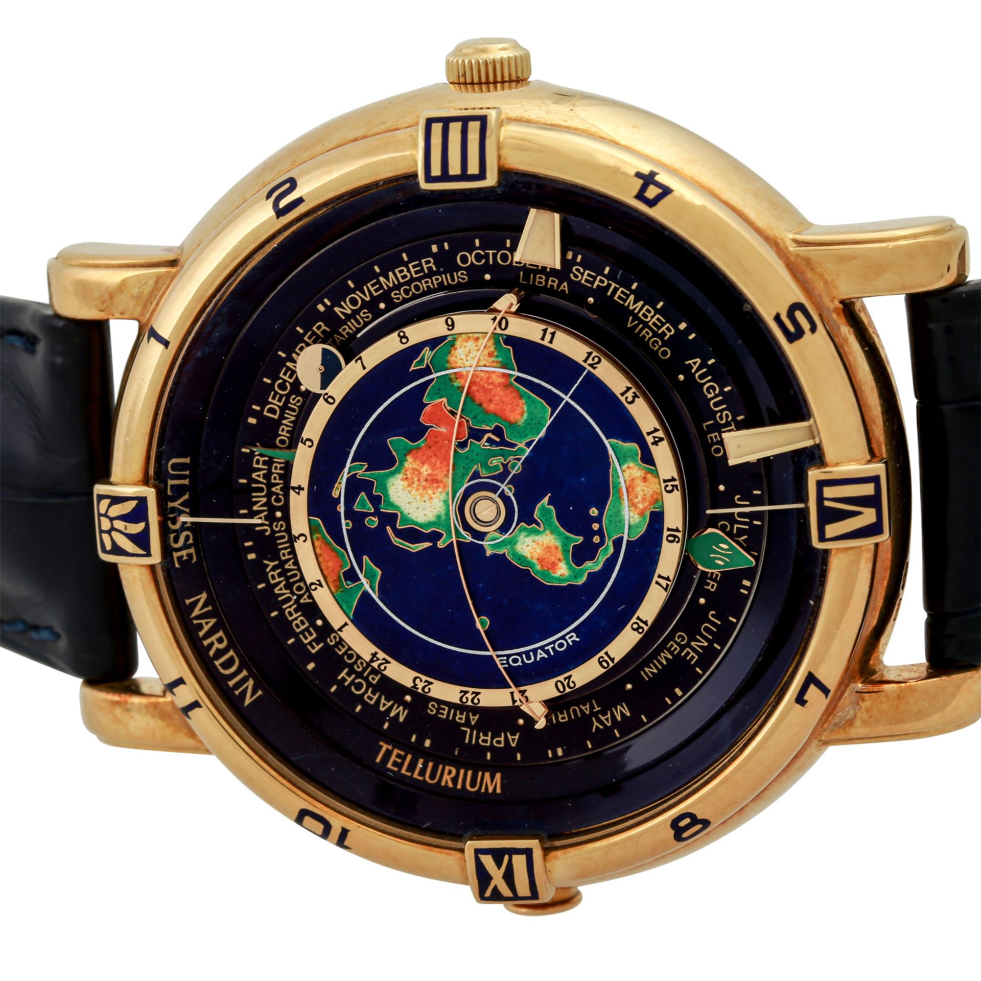 ULYSSE NARDIN Tellurium J. Kepler, Ref. 871-99. Astronomische Armbanduhr - Bild 6 aus 9
