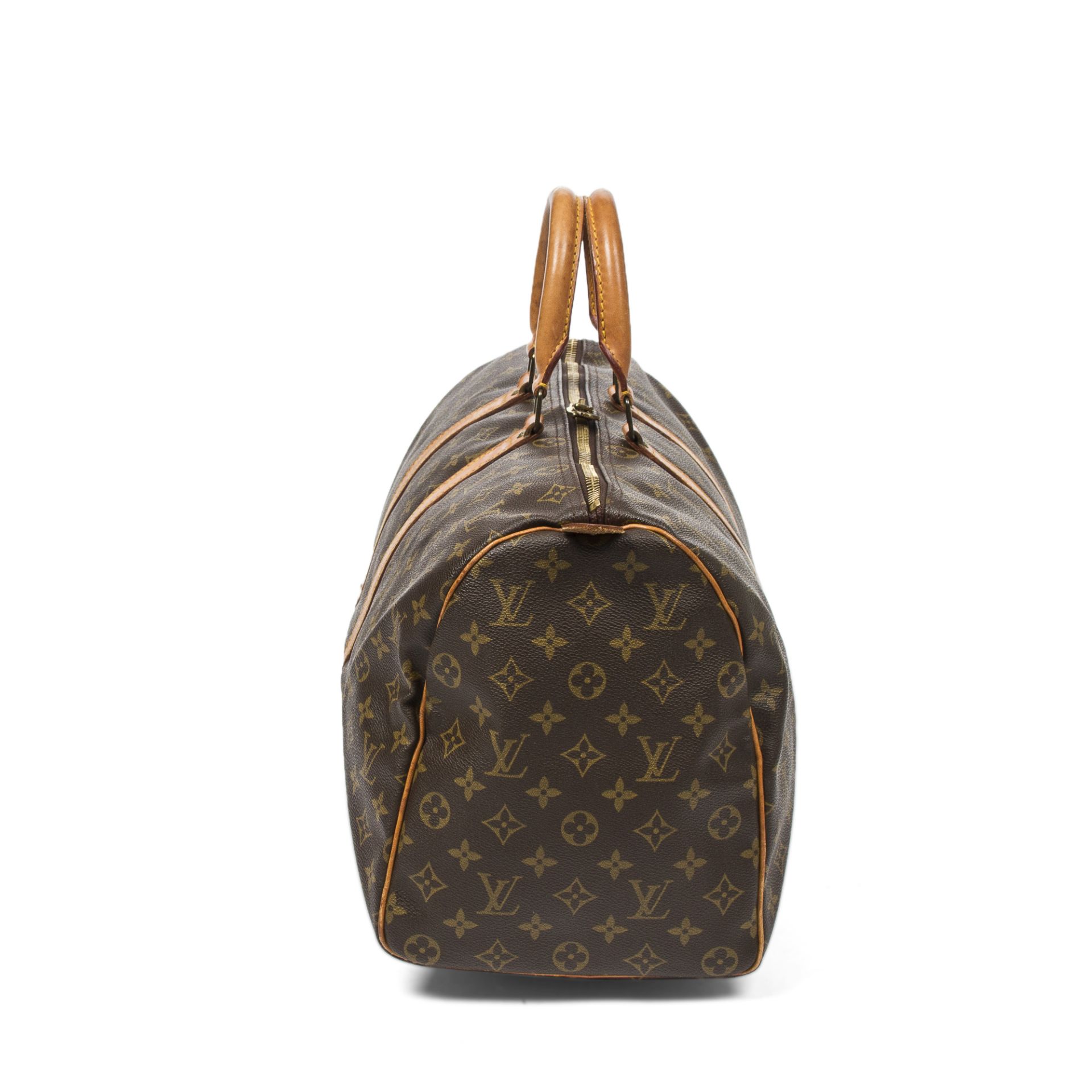 LOUIS VUITTON Weekender "KEEPALL 45", Koll. 2001.NP.: 1.100,-€. Monogram Canvas Serie, - Bild 4 aus 5