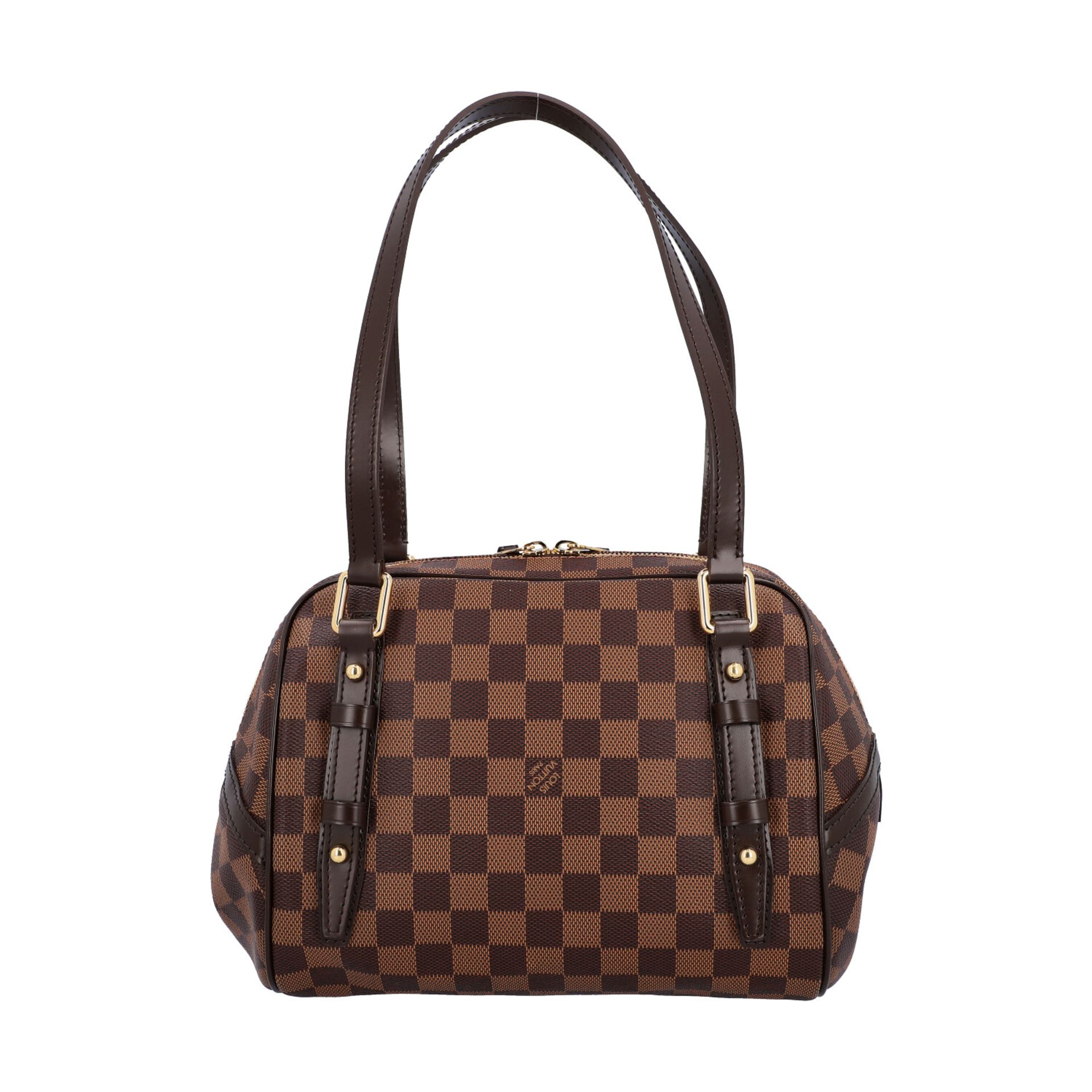 LOUIS VUITTON Handtasche "RIVINGTON PM", Koll. 2010.NP. ca.: 1.200,-€. Damier Ebene Serie mit - Bild 4 aus 8