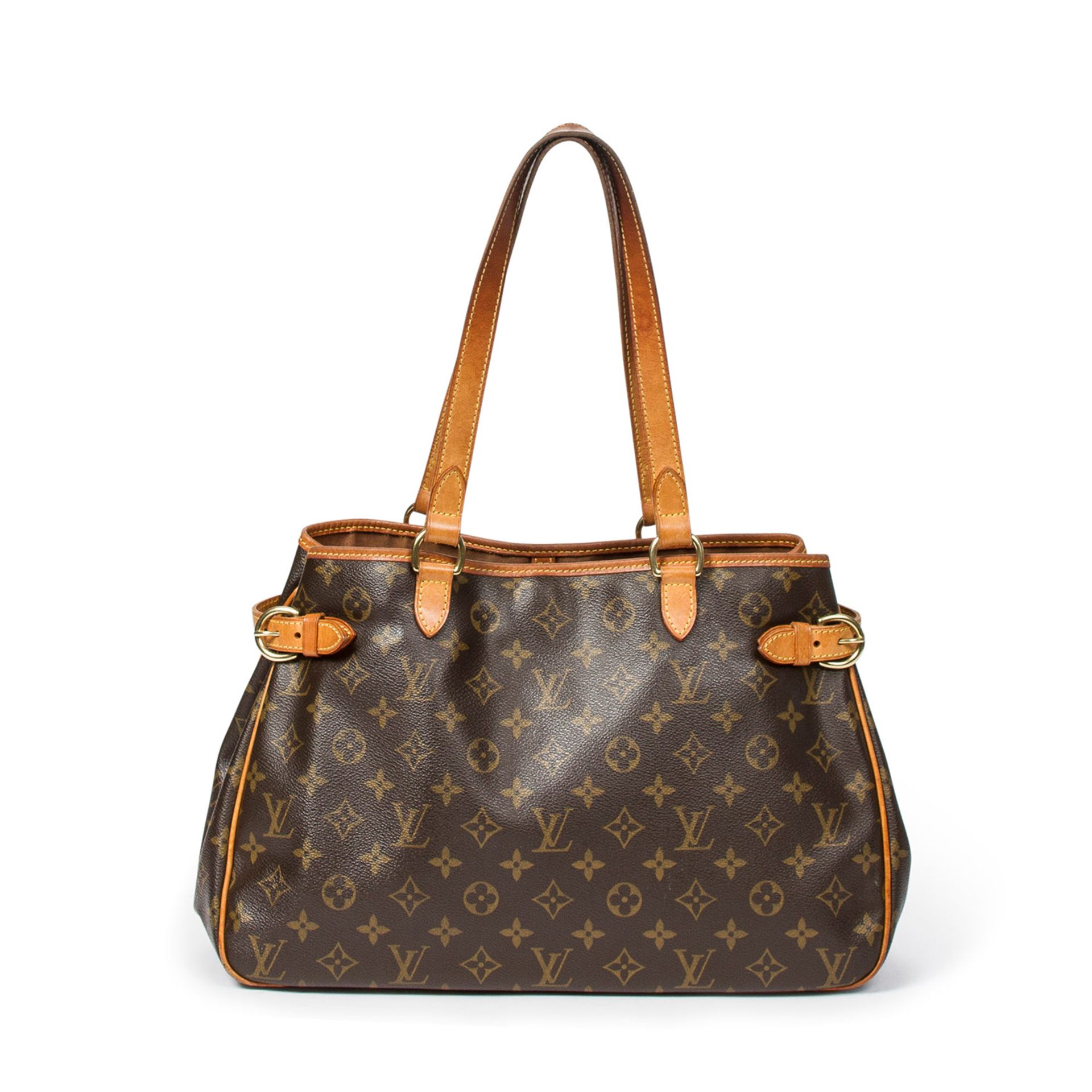 LOUIS VUITTON Shopper "BATIGNOLLES HORIZONTAL", Koll. 2007.Monogram Canvas Serie, Details und Riemen - Bild 3 aus 5