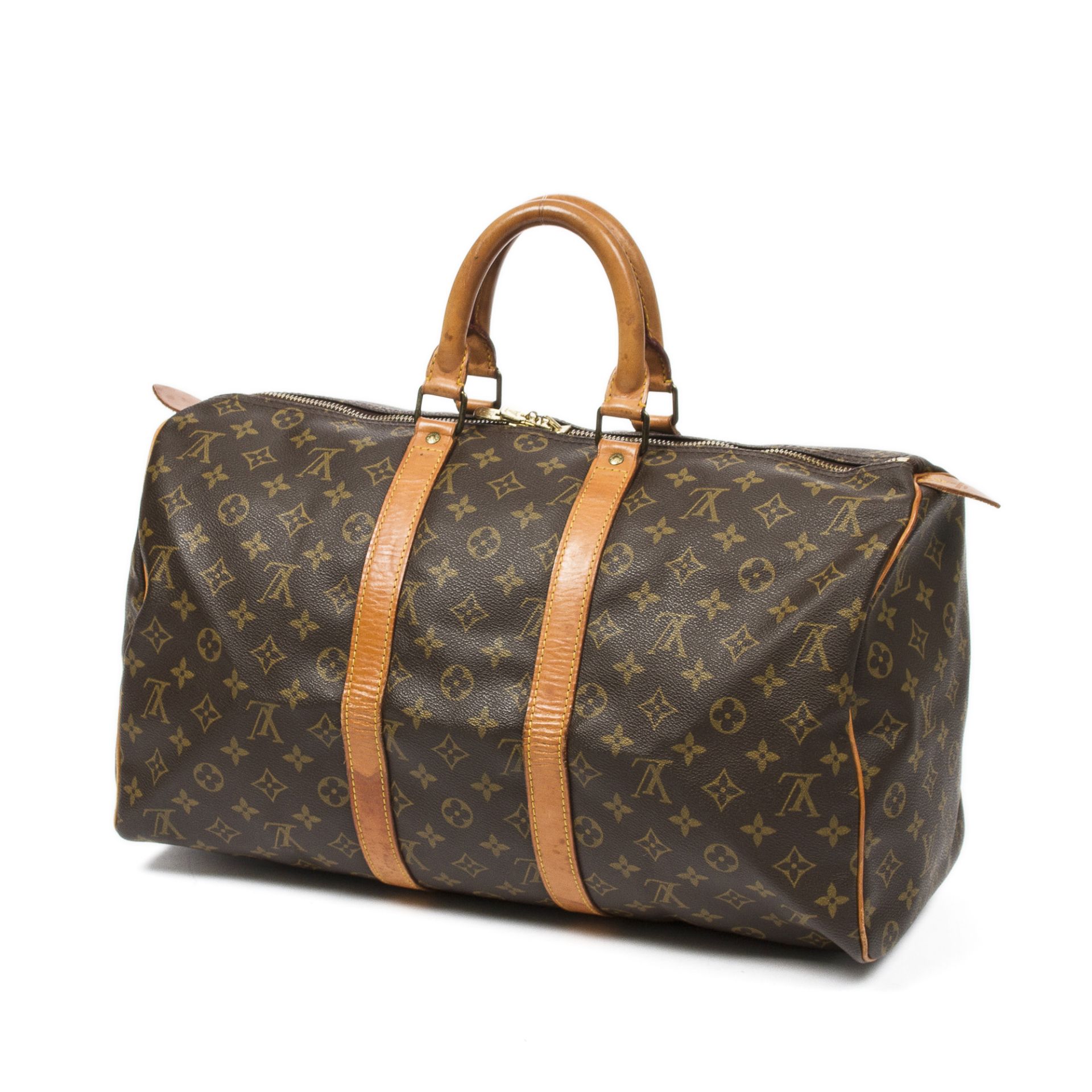 LOUIS VUITTON Weekender "KEEPALL 45", Koll. 2001.NP.: 1.100,-€. Monogram Canvas Serie, - Bild 5 aus 5