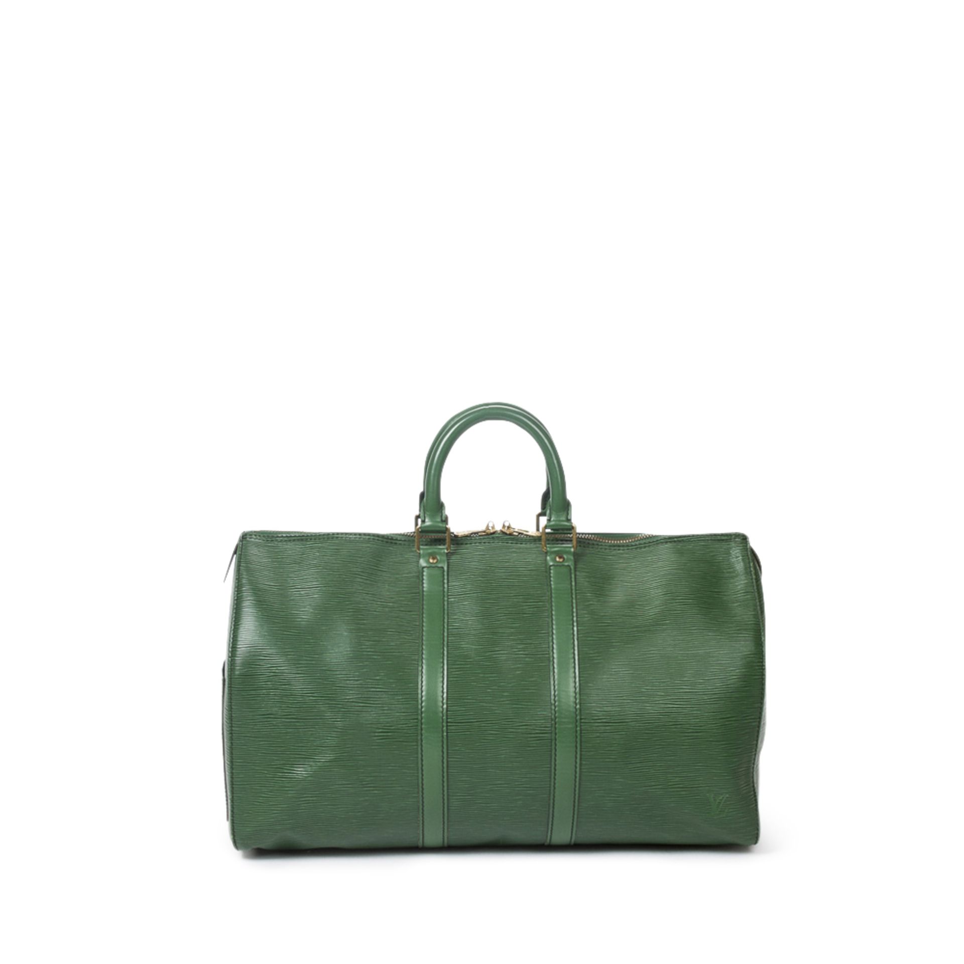 LOUIS VUITTON VINTAGE Weekender "KEEPALL 45", Koll. 1990.NP. ca.: 2.500,-€. Epi Leder Serie in - Bild 2 aus 2