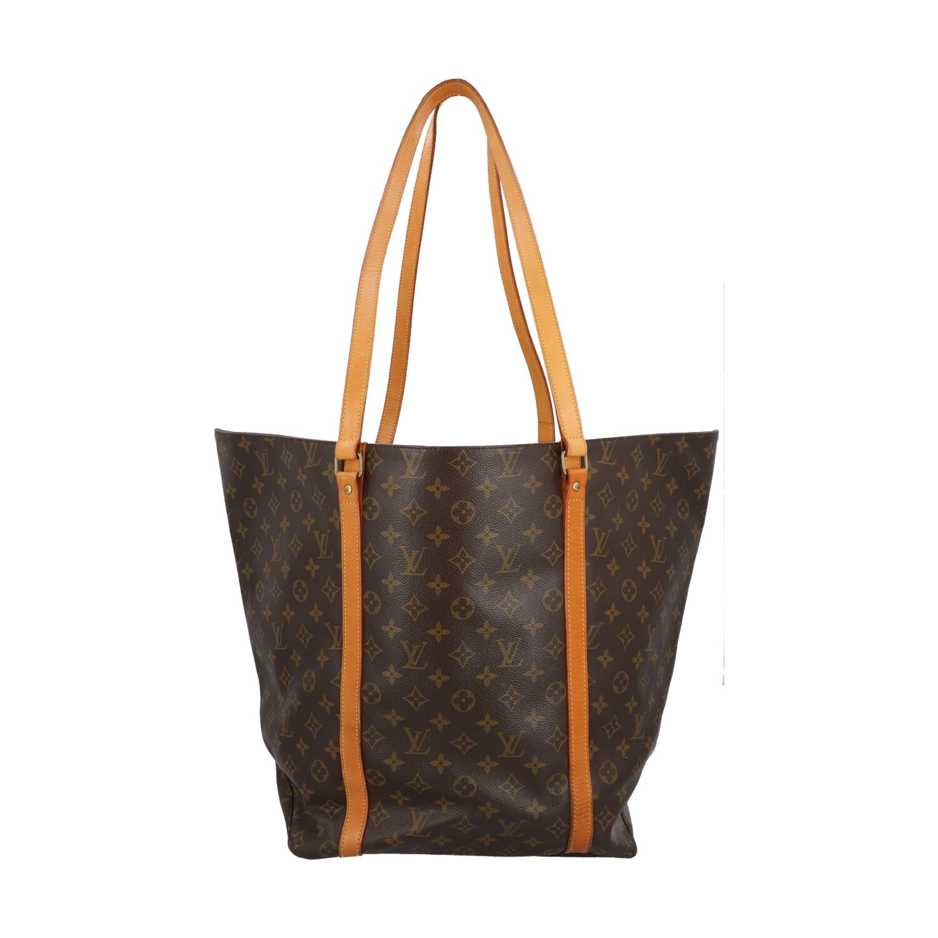 LOUIS VUITTON VINTAGE Shopper "GRAND SHOPPING", Koll. 1991.Monogram Canvas Serie mit langen