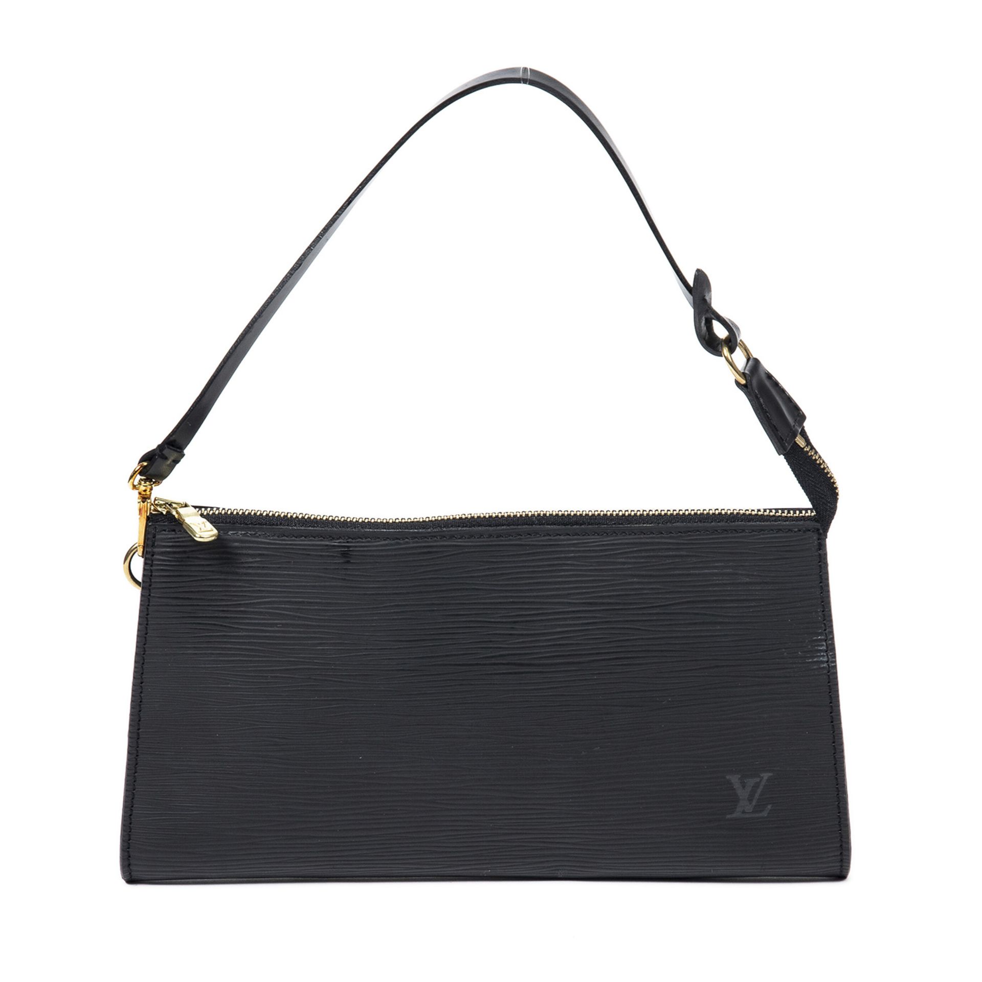 LOUIS VUITTON Pochette "POCHETTE ACC,", Koll. 2005.NP. ca.: 600,-€. Epi Leder Serie in Schwarz mit - Bild 2 aus 8