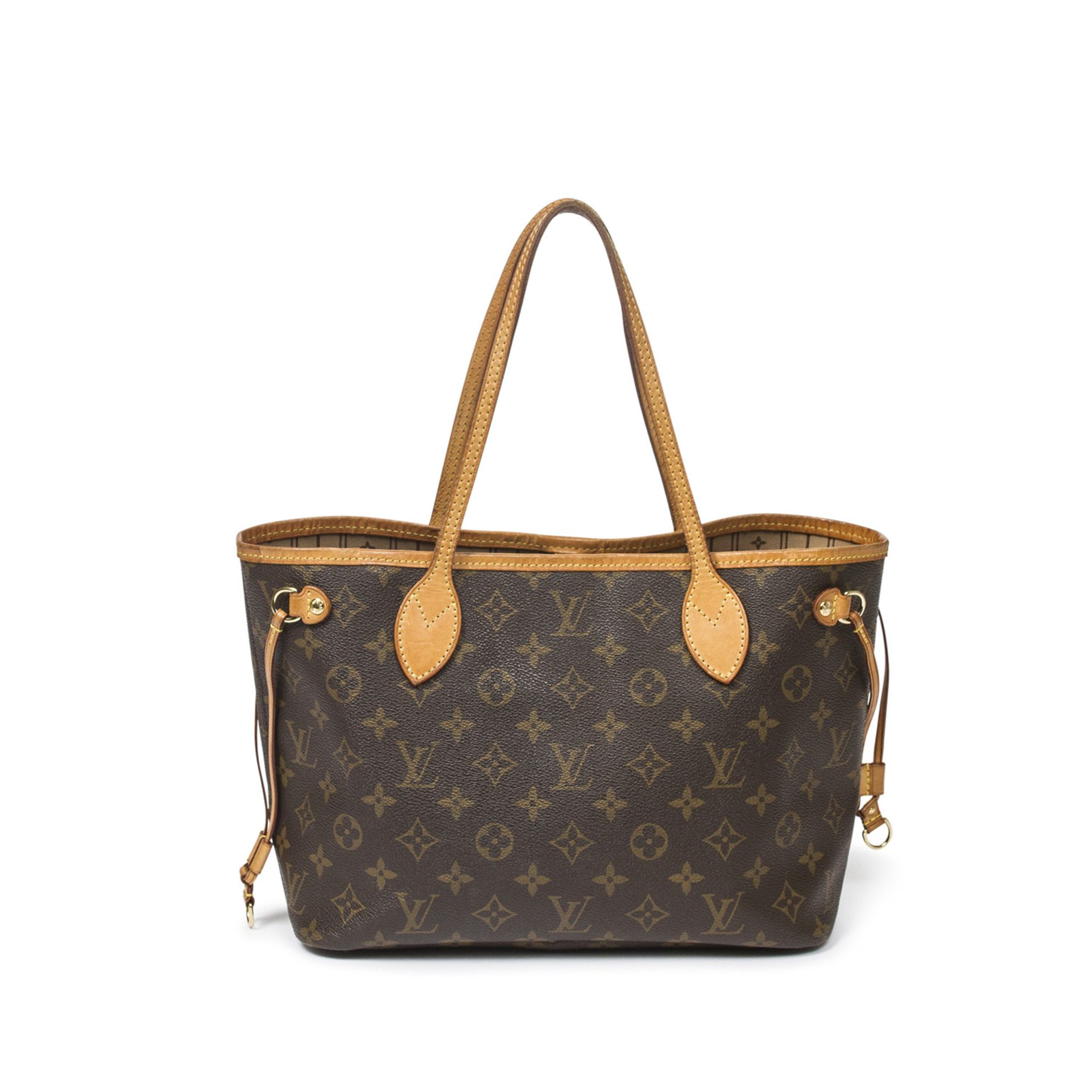 LOUIS VUITTON Shoppertasche "NEVERFULL PM", Koll. 2008.Akt. NP.: 990,-€. Monogram Canvas Serie mit - Bild 4 aus 5