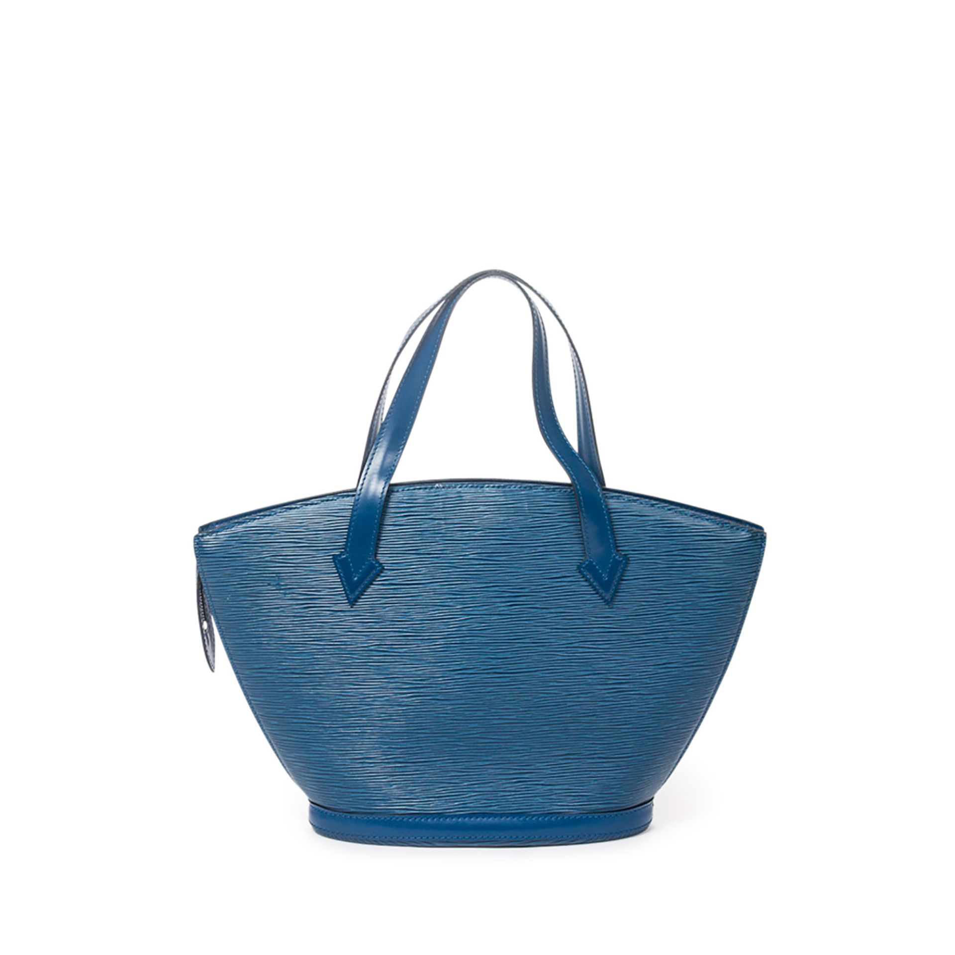 LOUIS VUITTON VINTAGE Schultertasche "ST-JACQUES PM", Koll. 1995.Epi Leder Serie in Blau, lange - Bild 3 aus 3