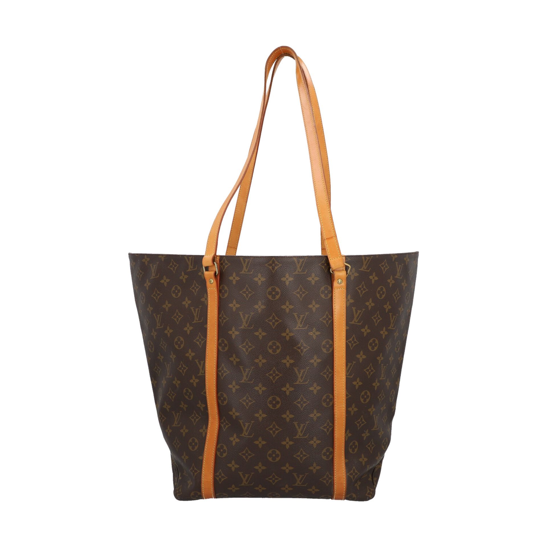 LOUIS VUITTON VINTAGE Shopper "GRAND SHOPPING", Koll. 1991.Monogram Canvas Serie mit langen - Bild 4 aus 6