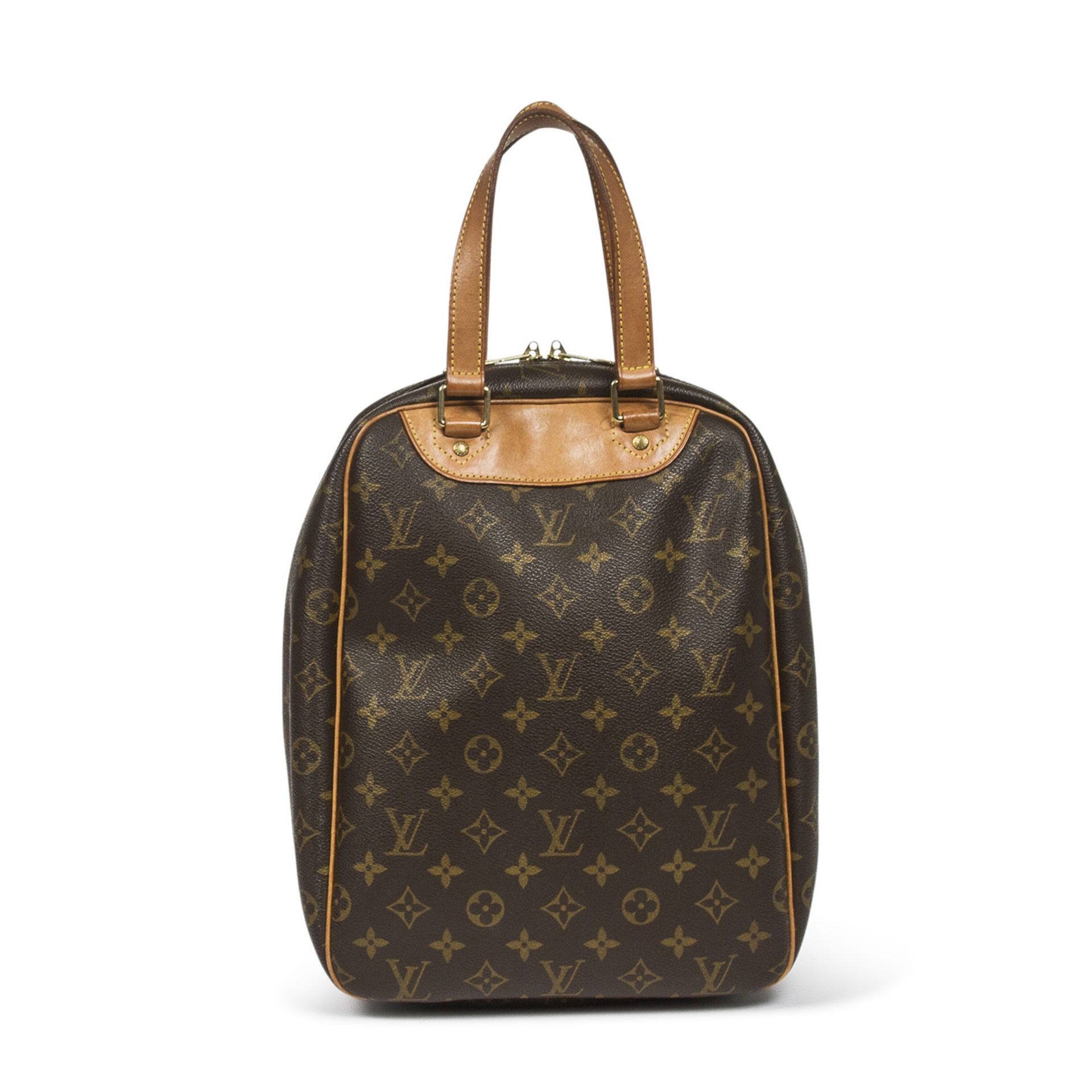 LOUIS VUITTON VINTAGE Handtasche "EXCURSION", Koll. 1999.Monogram Canvas Serie, Details und