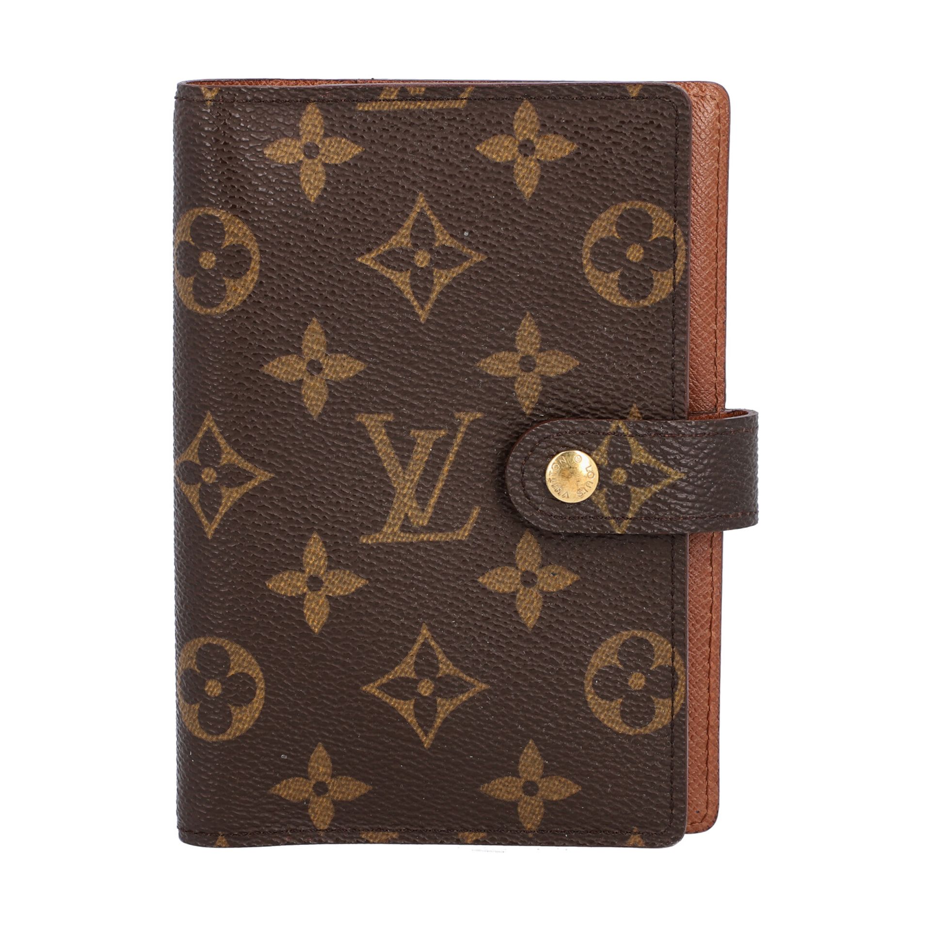 LOUIS VUITTON VINTAGE Organizer "AGENDA FONCTIONNEL PM", Koll. 1995.Akt. NP.: 255,-€.Monogram Canvas