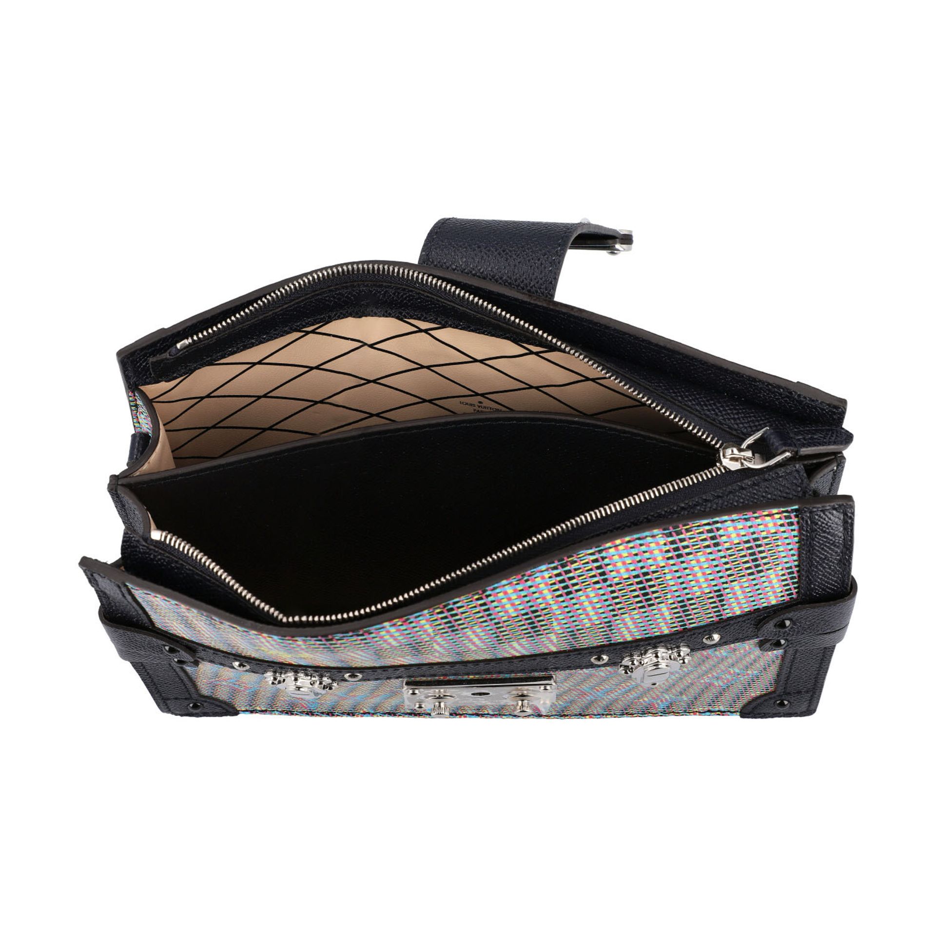 LOUIS VUITTON Clutch "TRUNK CLUTCH", Koll.: 2019, akt. NP.: 2.400,-€.NICHT VERFÜGBAR. Damier Ebene - Bild 6 aus 6