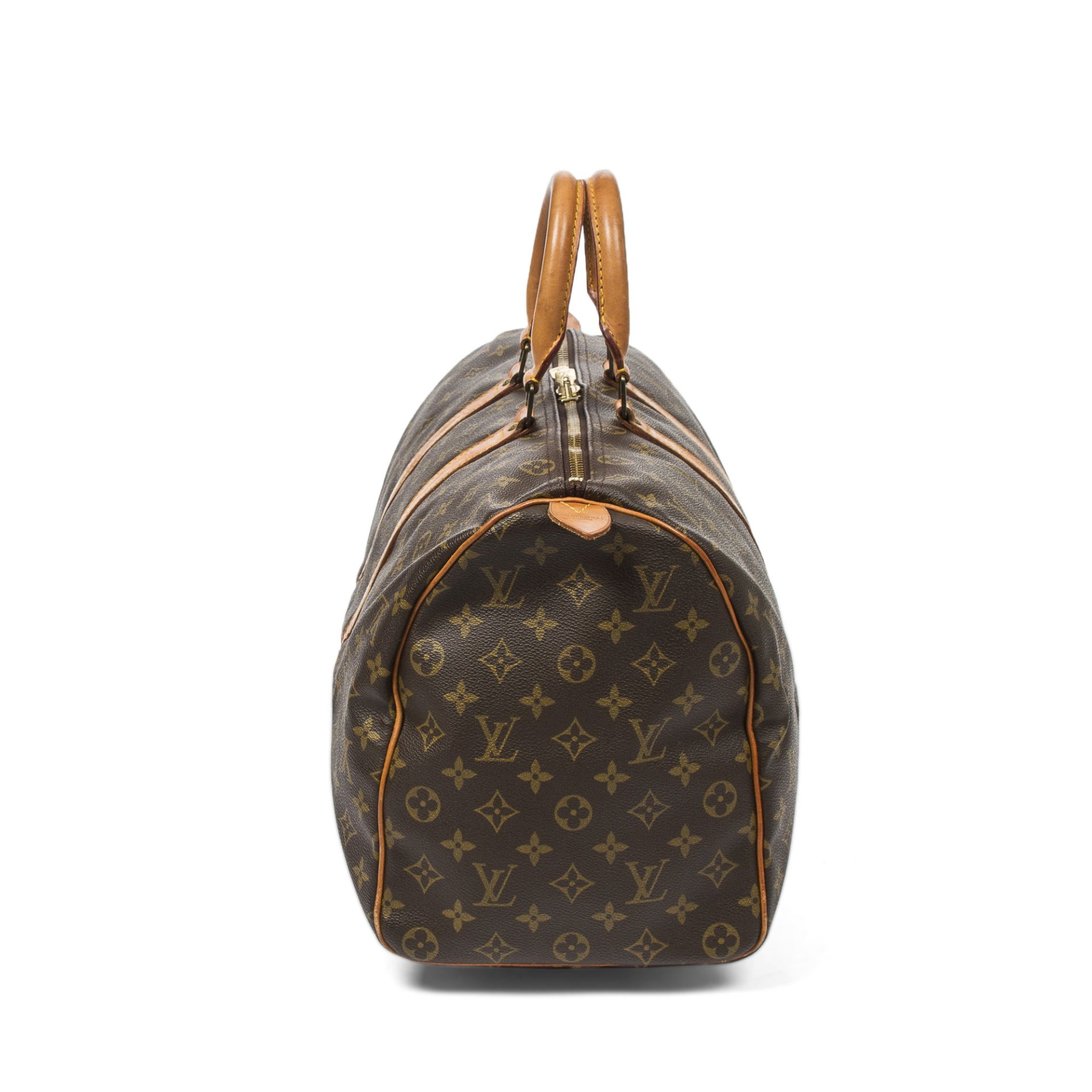 LOUIS VUITTON Weekender "KEEPALL 45", Koll. 2001.NP.: 1.100,-€. Monogram Canvas Serie, - Bild 3 aus 5