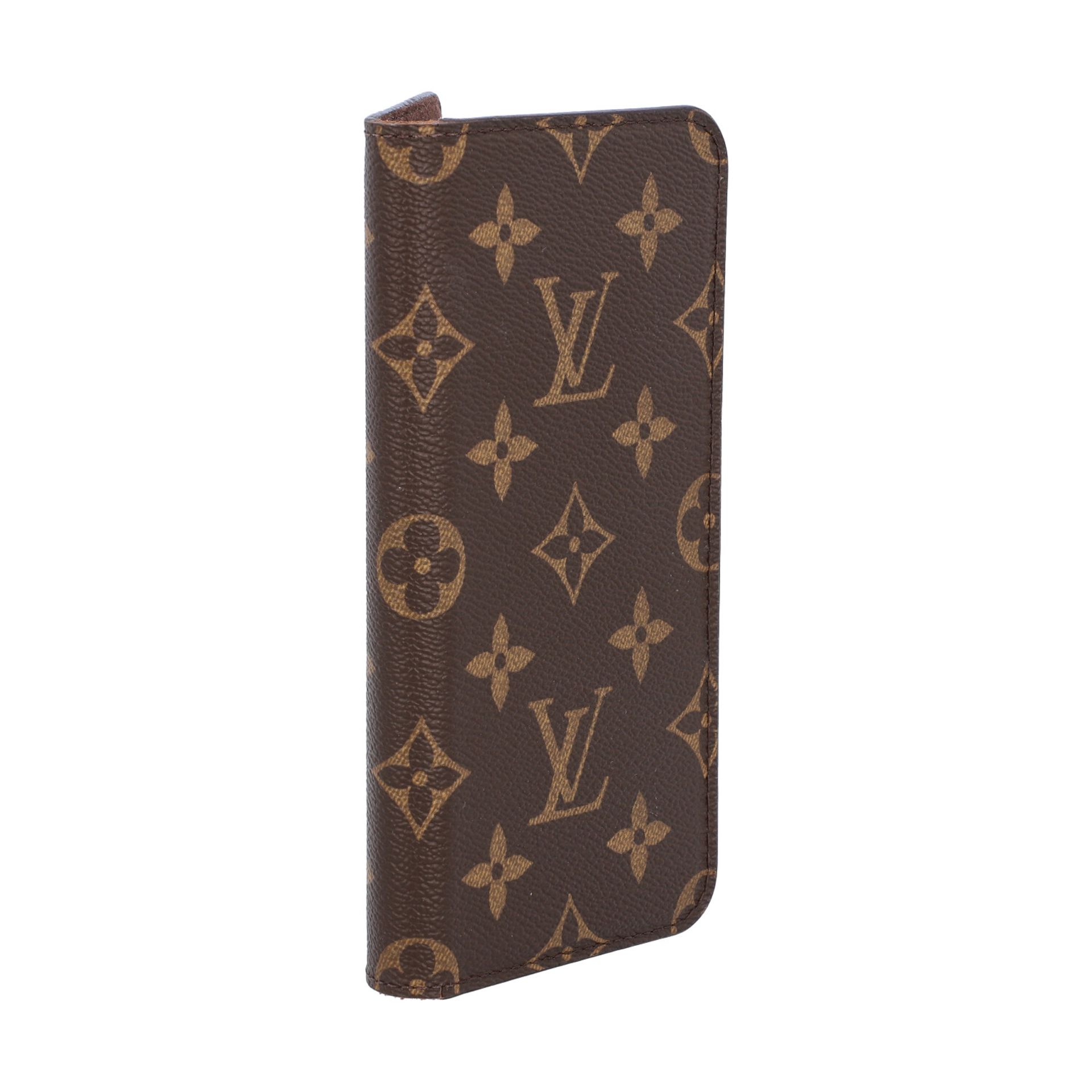 LOUIS VUITTON Handyhülle "FOLIO", Koll.: 2017, NP.: 225,-€.Monogram Canvas Serie für IPhone X, - Bild 2 aus 4