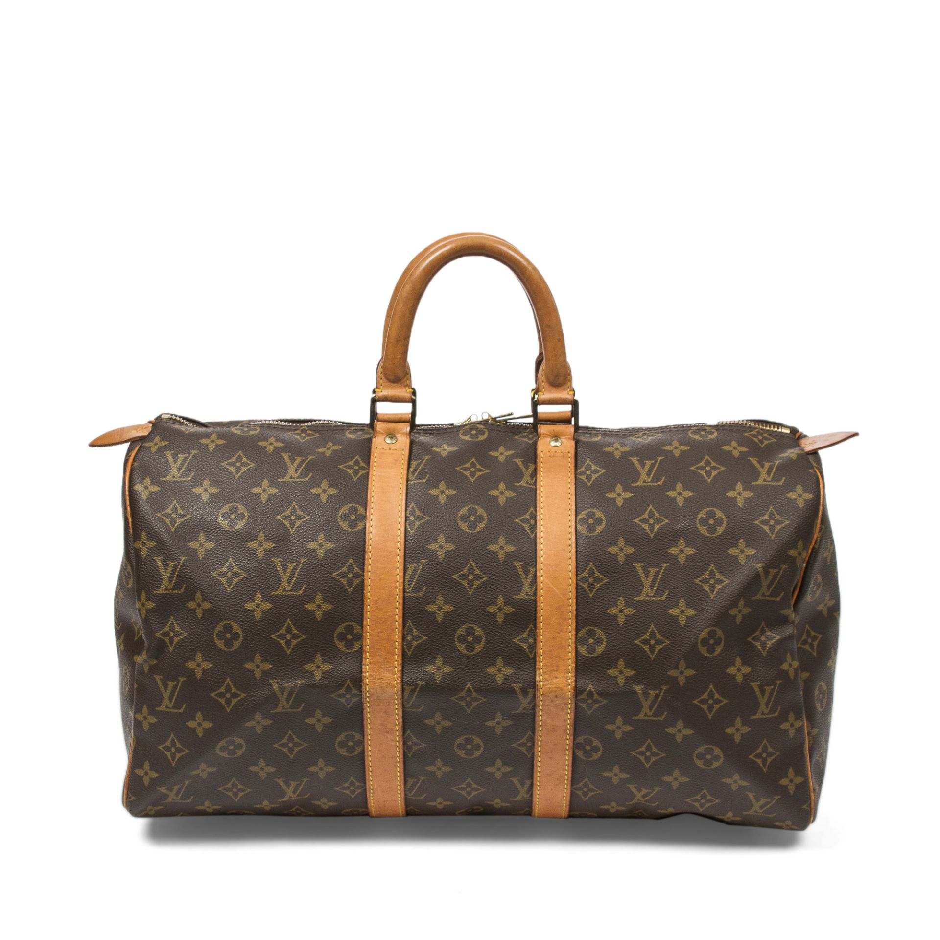 LOUIS VUITTON Weekender "KEEPALL 45", Koll. 2001.NP.: 1.100,-€. Monogram Canvas Serie, - Bild 2 aus 5