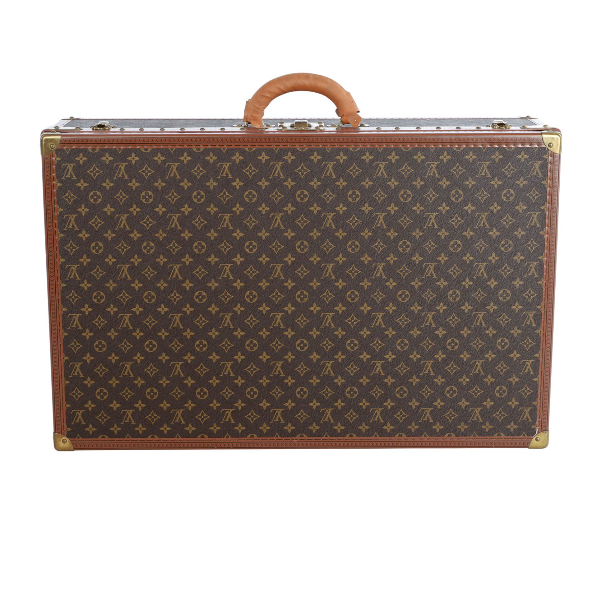 LOUIS VUITTON Reisekoffer "ALZER 80", Akt. NP.: 6.500,-€.Monogram Canvas Serie, abgerundeter