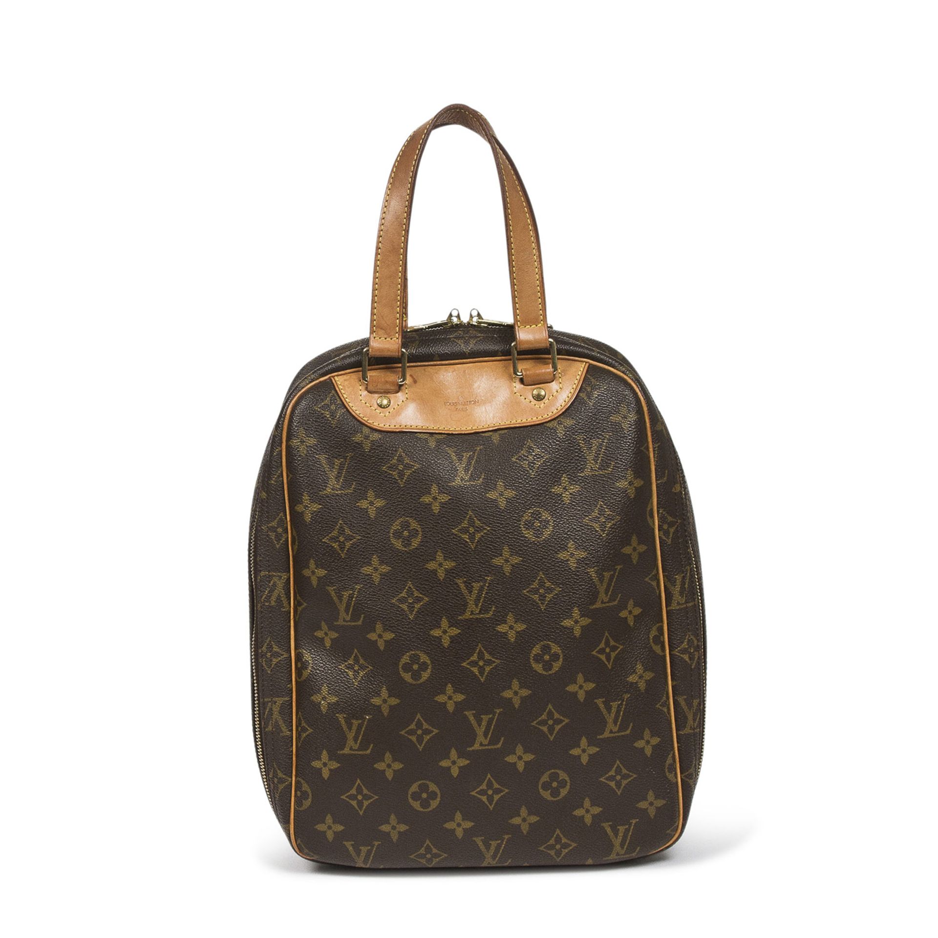 LOUIS VUITTON VINTAGE Handtasche "EXCURSION", Koll. 1999.Monogram Canvas Serie, Details und - Bild 5 aus 5