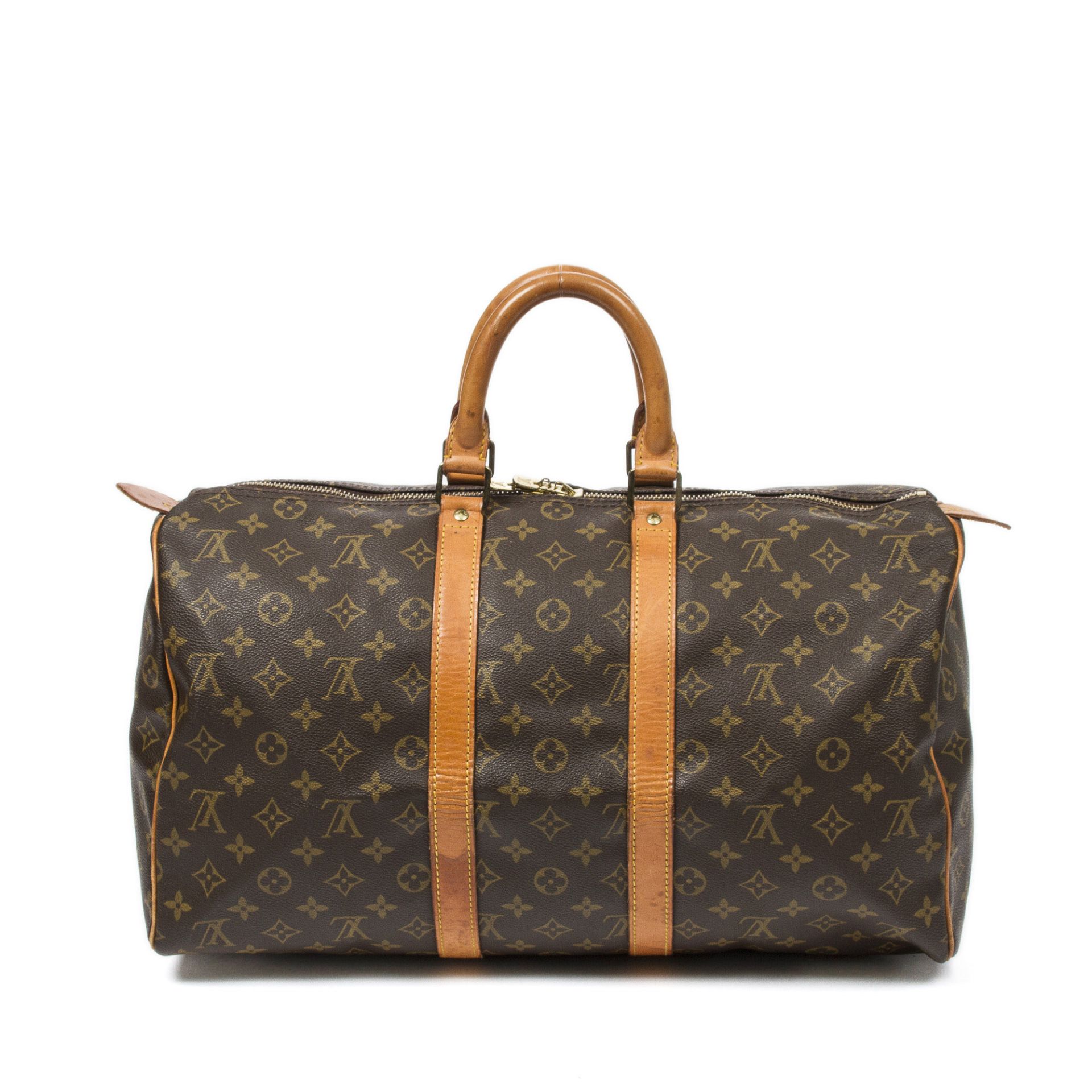 LOUIS VUITTON Weekender "KEEPALL 45", Koll. 2001.NP.: 1.100,-€. Monogram Canvas Serie,