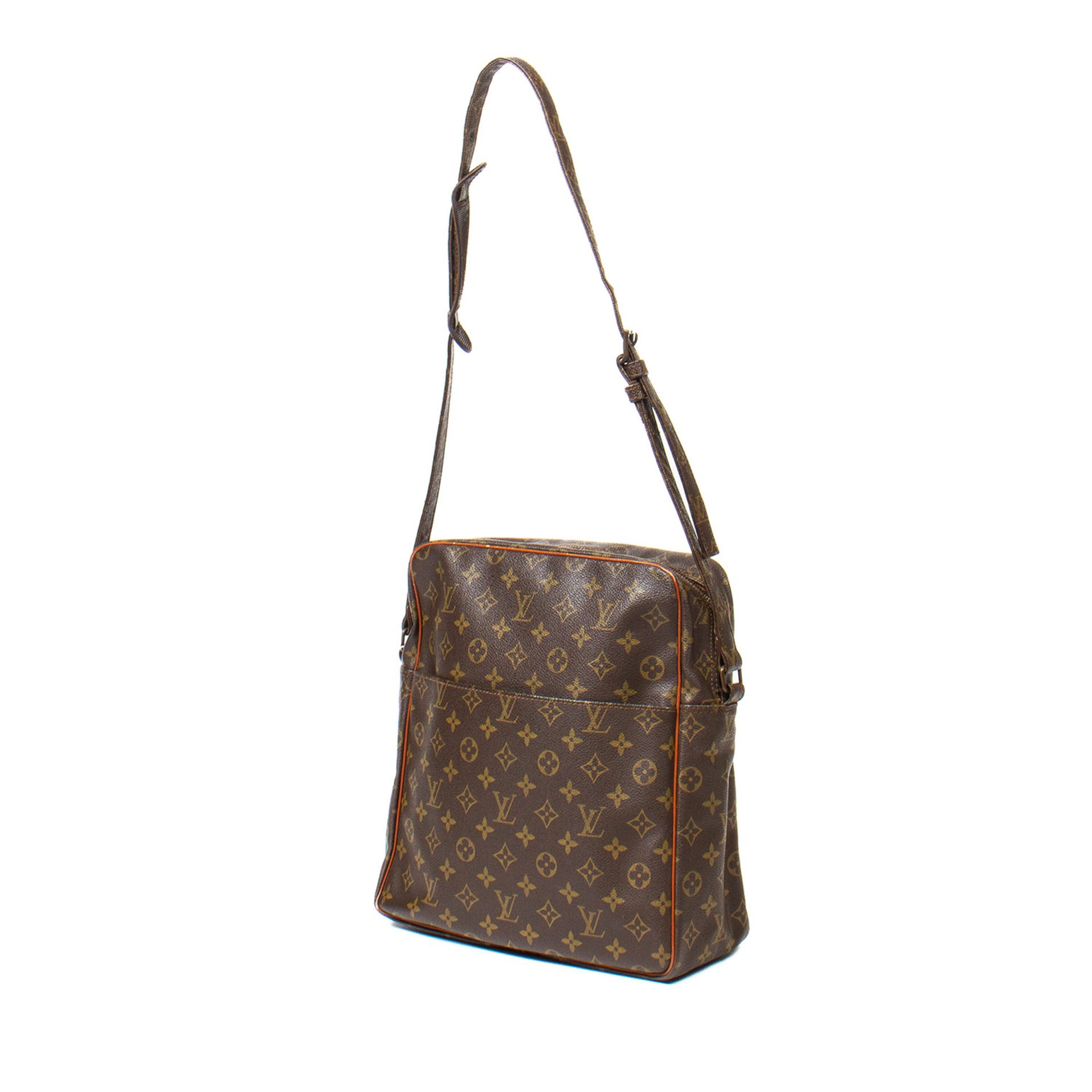 LOUIS VUITTON VINTAGE Umhängetasche "MARCEAU", Koll. 1984.Monogram Canvas Serie, Details aus Leder - Bild 6 aus 6