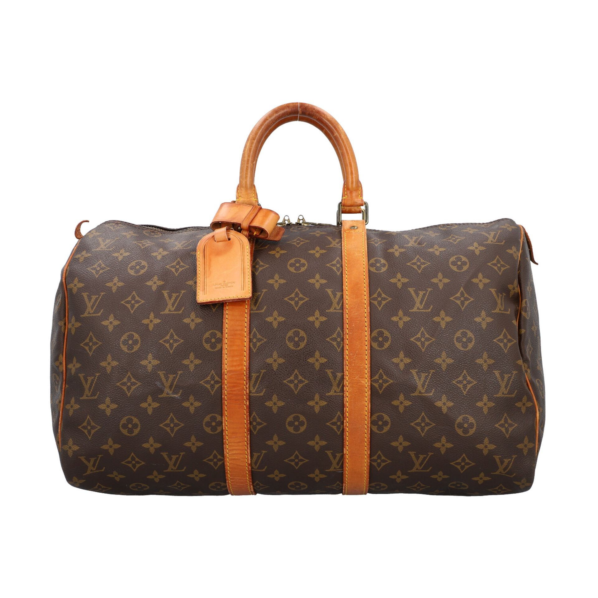 LOUIS VUITTON VINTAGE Weekender "KEEPALL 45", Koll. 1989.