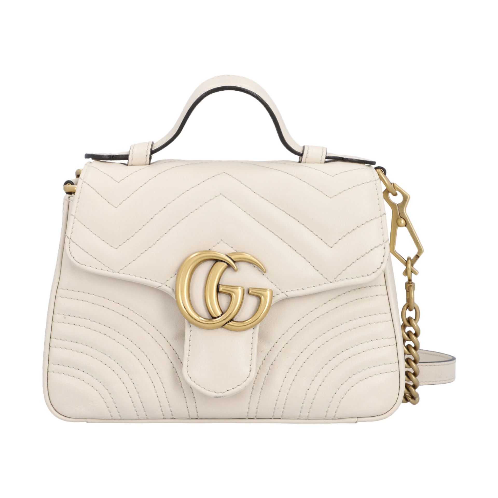 GUCCI Umhängetasche "TOTE GG MARMONT MINI", NP.: 1.490,-€.<br