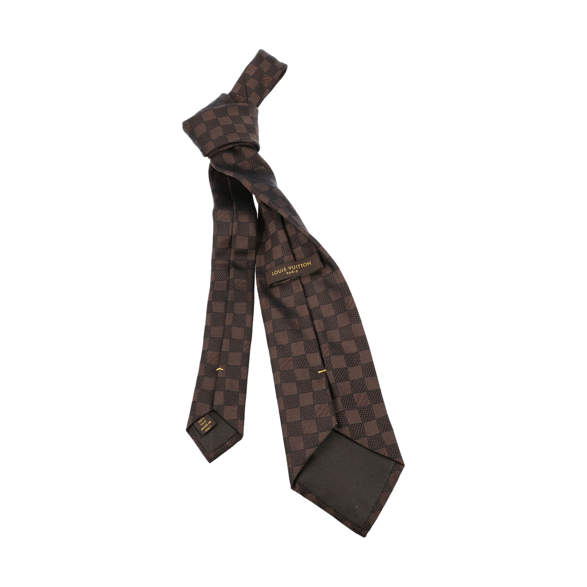 LOUIS VUITTON Krawatte "DAMIER CLASSIQUE". - Bild 2 aus 3