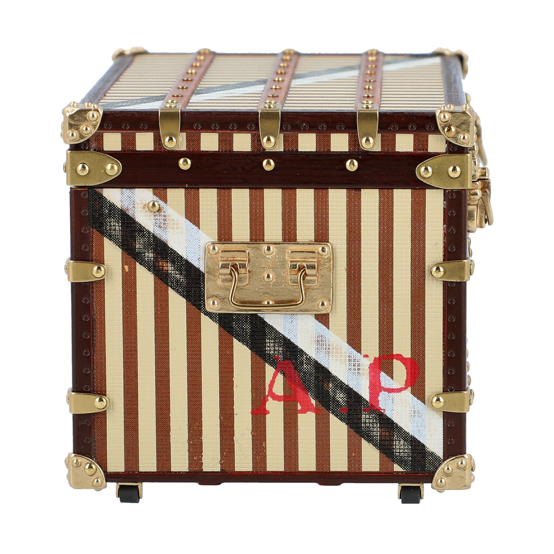 LOUIS VUITTON Briefbeschwerer "MALLE COURRIER TRUNK 18683". - Bild 3 aus 7