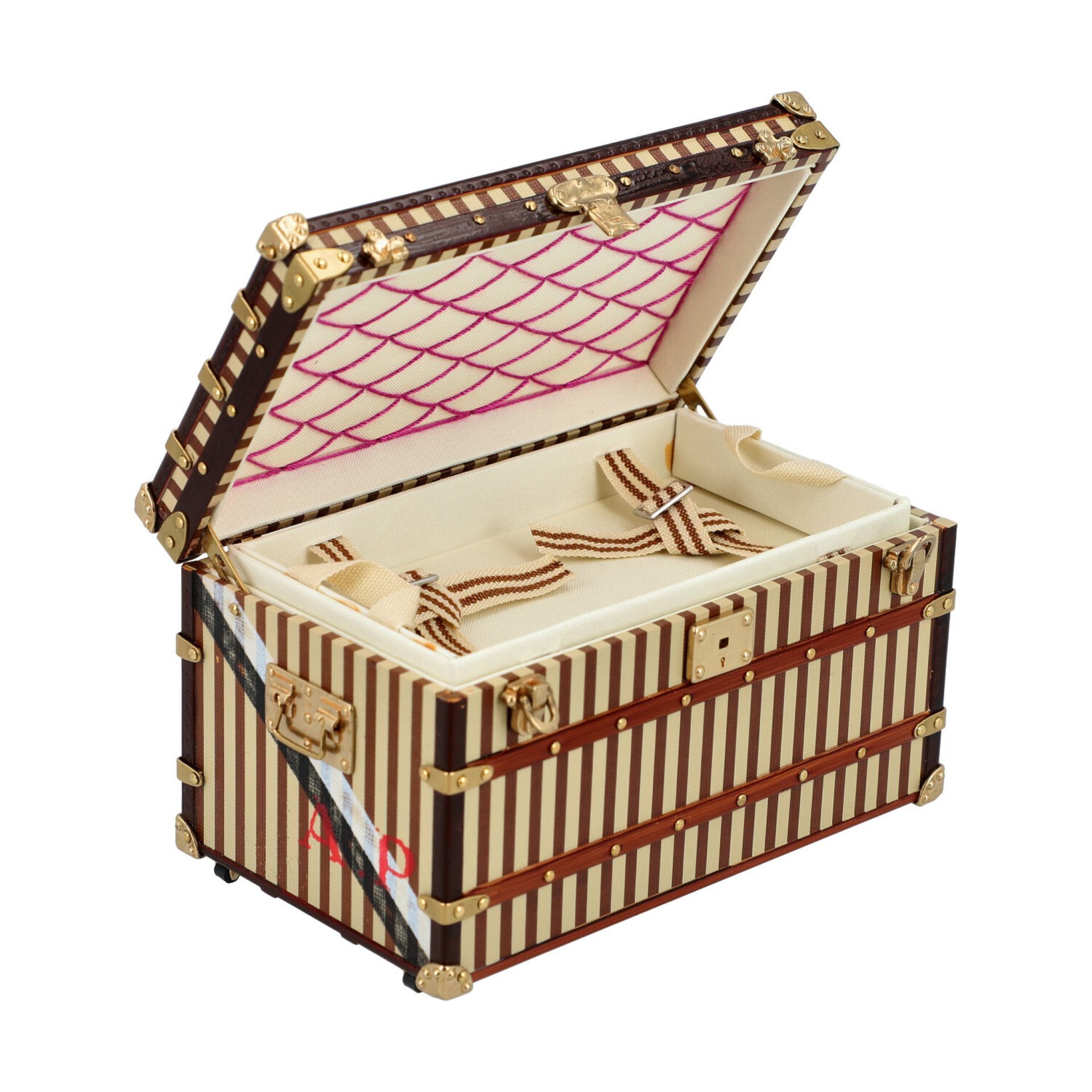 LOUIS VUITTON Briefbeschwerer "MALLE COURRIER TRUNK 18683". - Bild 5 aus 7